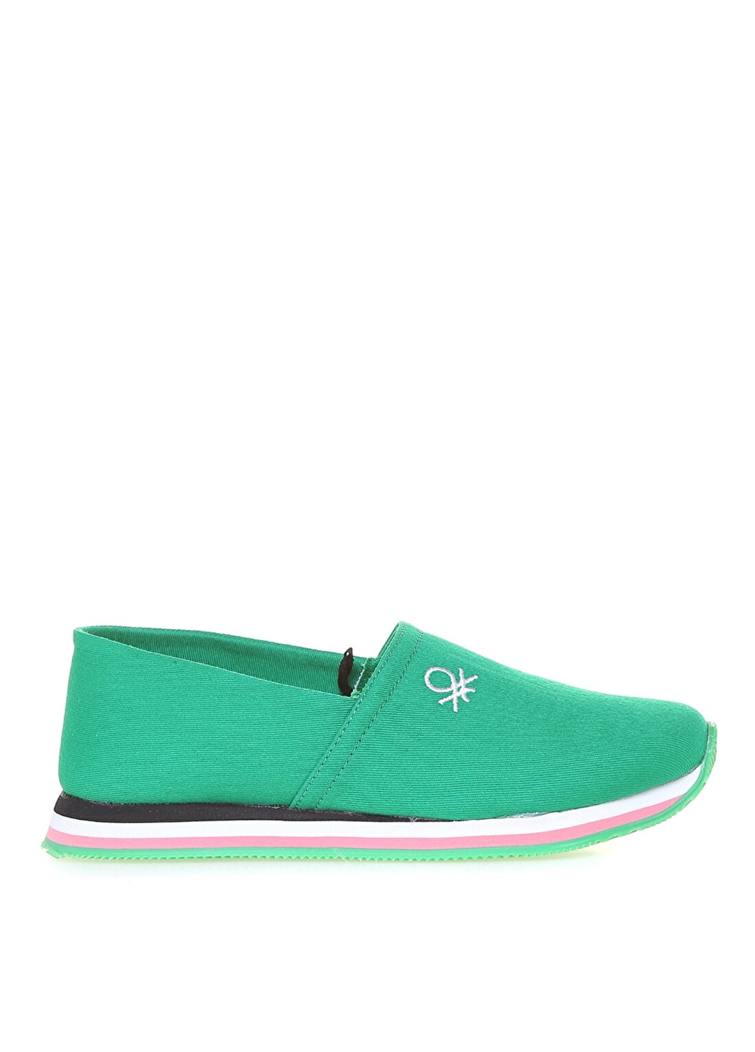 Benetton Tekstil Yeşil Kadın Düz Ayakkabı BN-30251