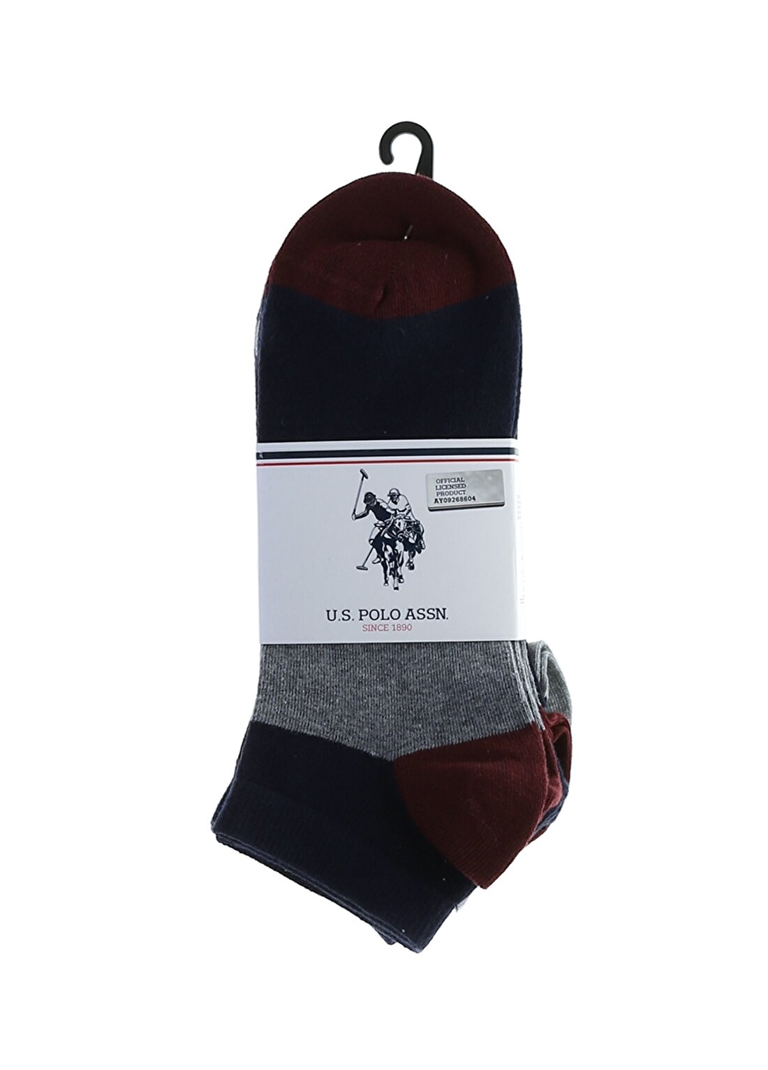 U.S. Polo Assn. 5'Li Lacivert Erkek Çorap