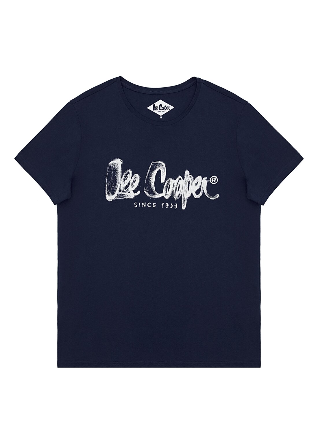 Lee Cooper Bisiklet Yaka Baskılı İndigoerkek T-Shirt