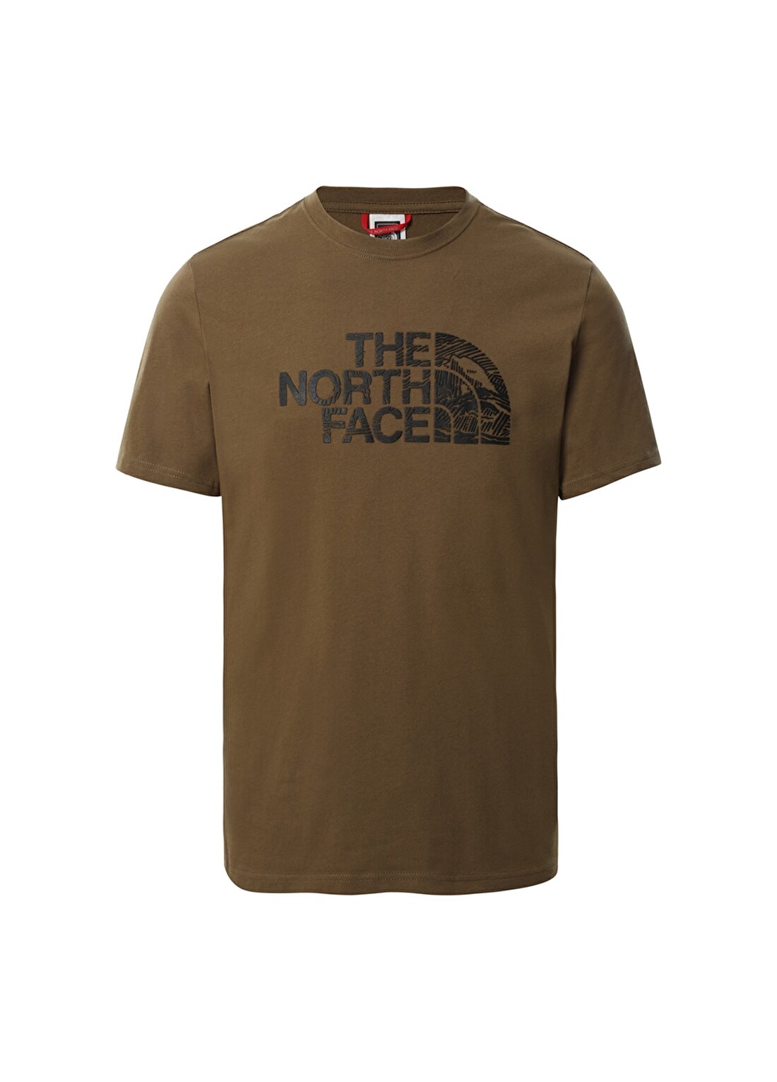 The North Face Baskılı Yeşil Erkek T-Shirt
