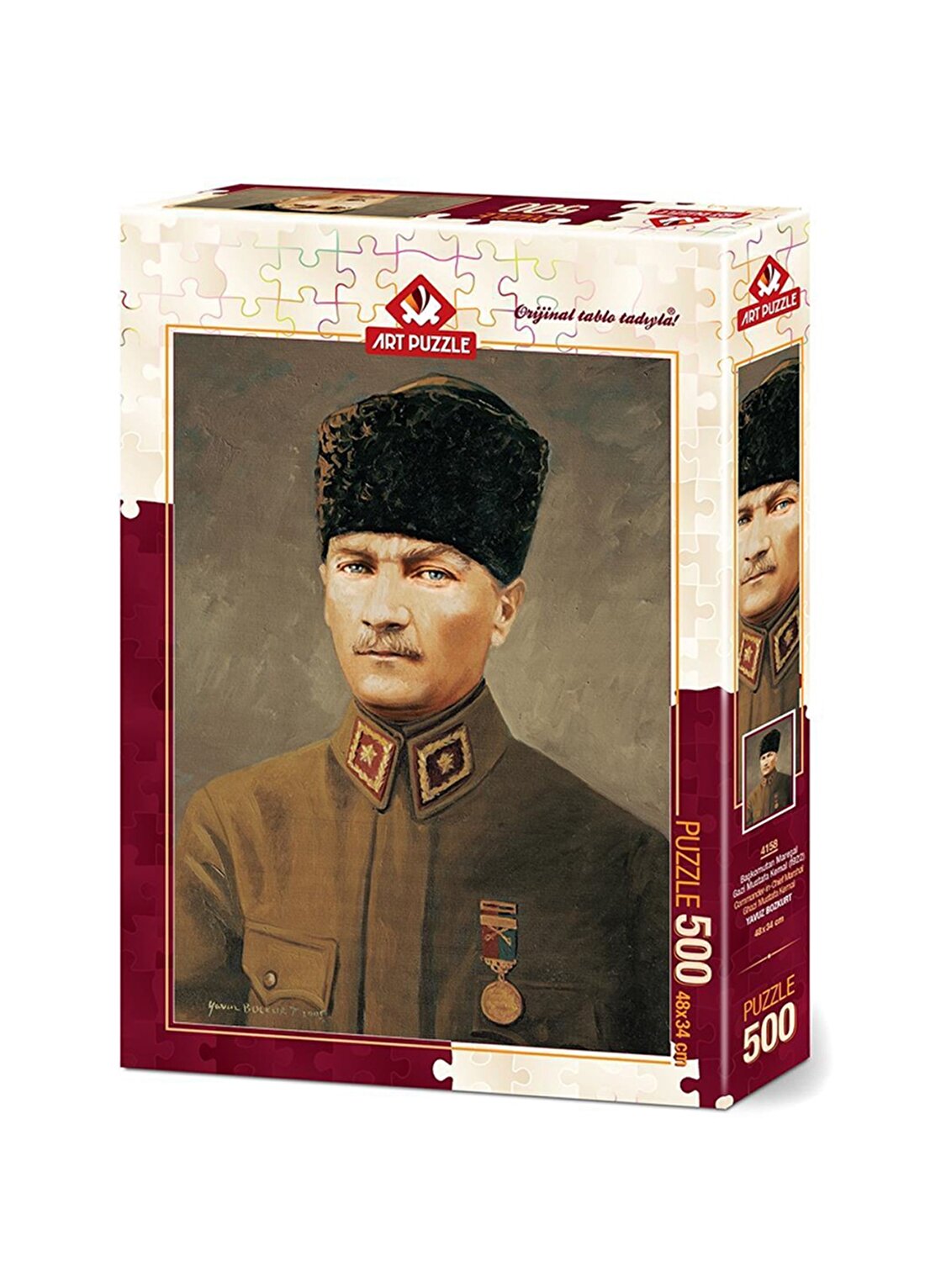 Art Puzzle 4158 Başkomutan Mareşal Gazi Mustafa Kemal - 500 Parça Puzzel