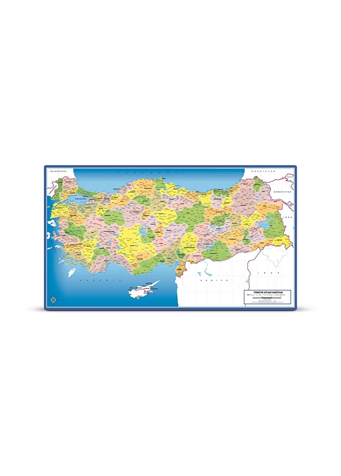 Art Puzzle 5794 Türkiye Siyasi Haritası 81 Parça Frame Puzzle (Stantlı Ürün)