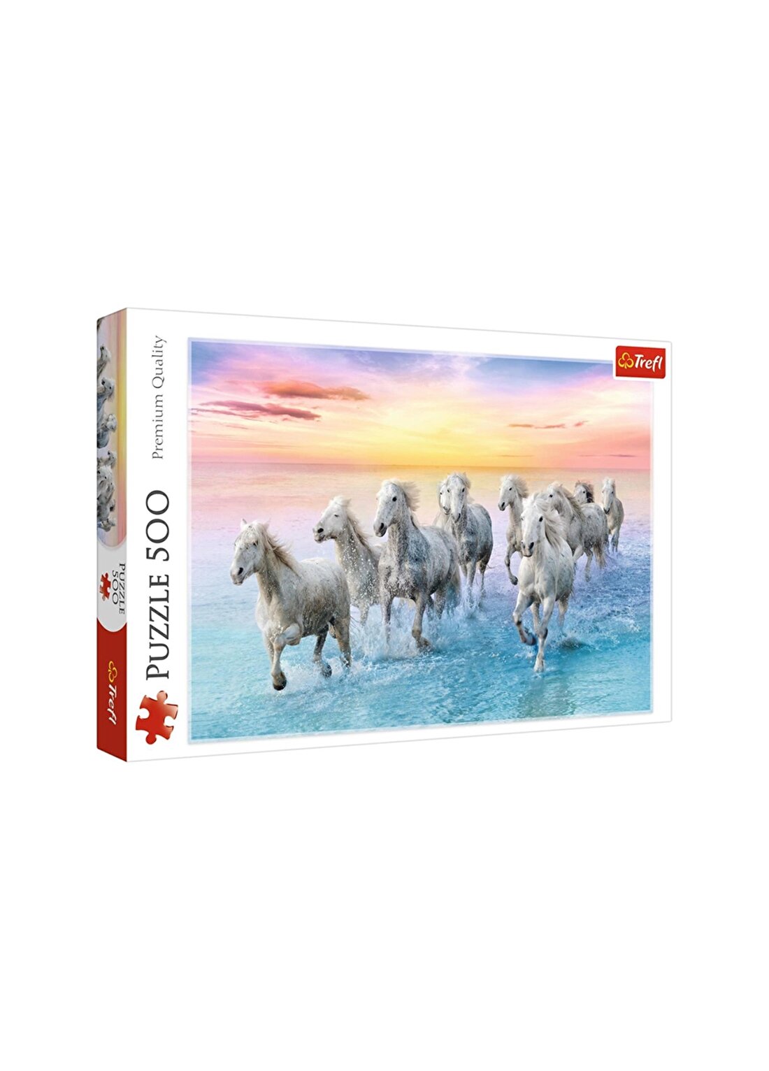 Art Puzzle Kutu Oyunu GALLOPING WHITE HORSES - 500 PARÇA