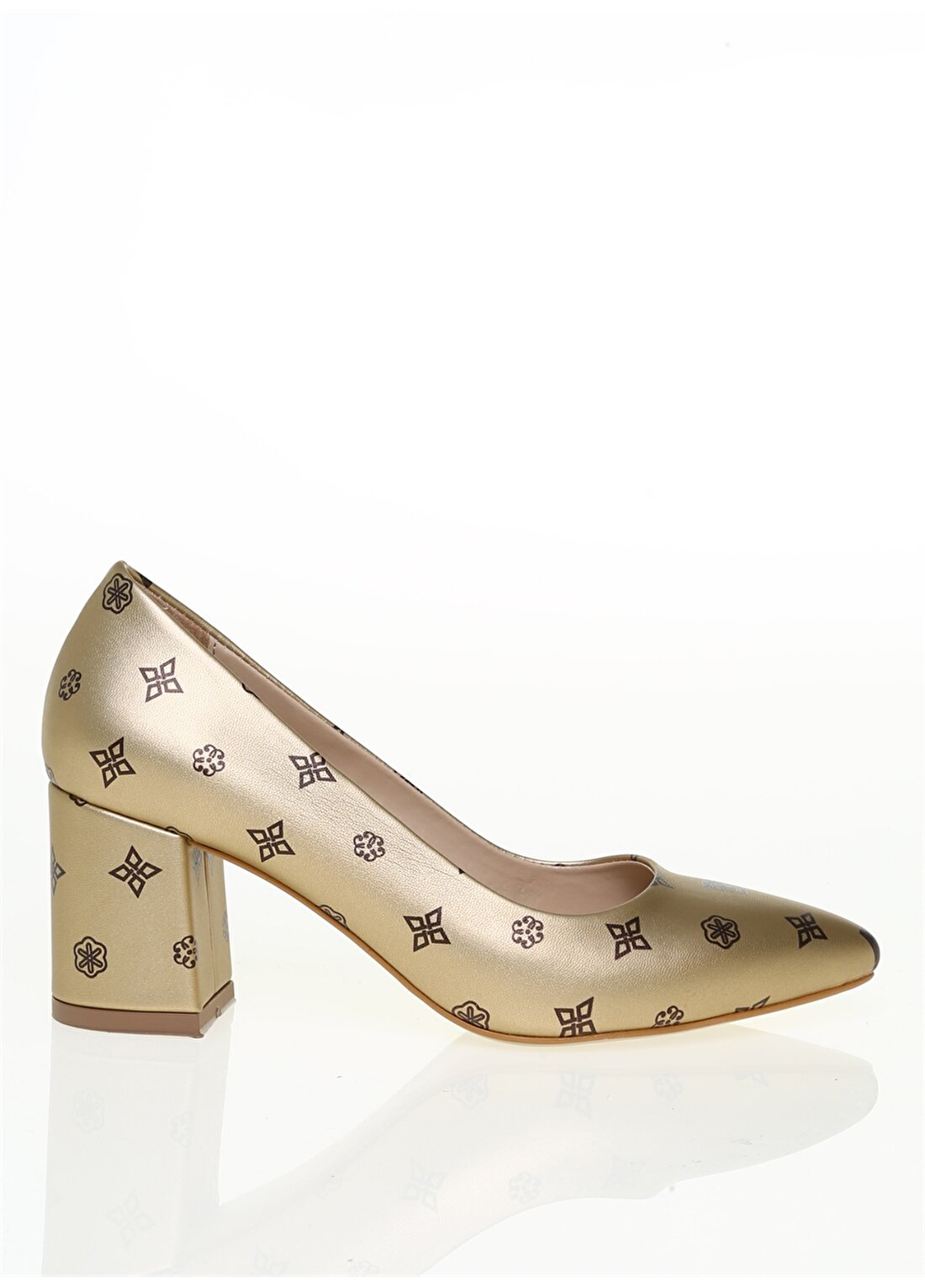 Pierre Cardin Altın Kadın Topuklu Ayakkabı PC-50176