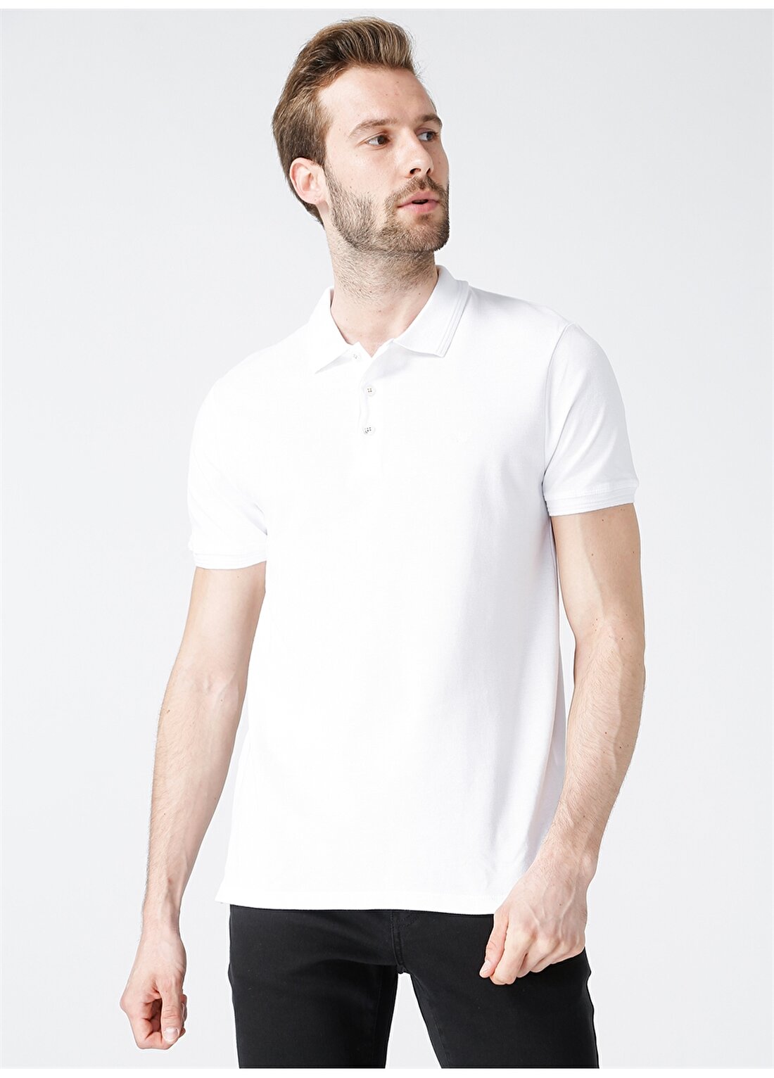 Beymen Business Polo Yaka Beyaz Erkek T-Shirt