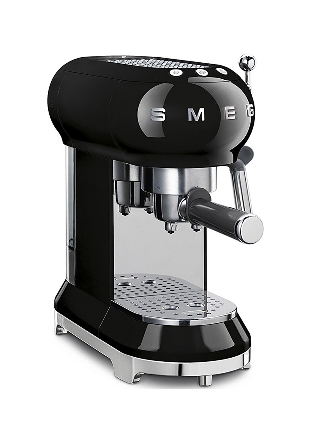 SMEG 50'S Style Retro ECF01BLEU Siyah Espresso Kahve Makinesi