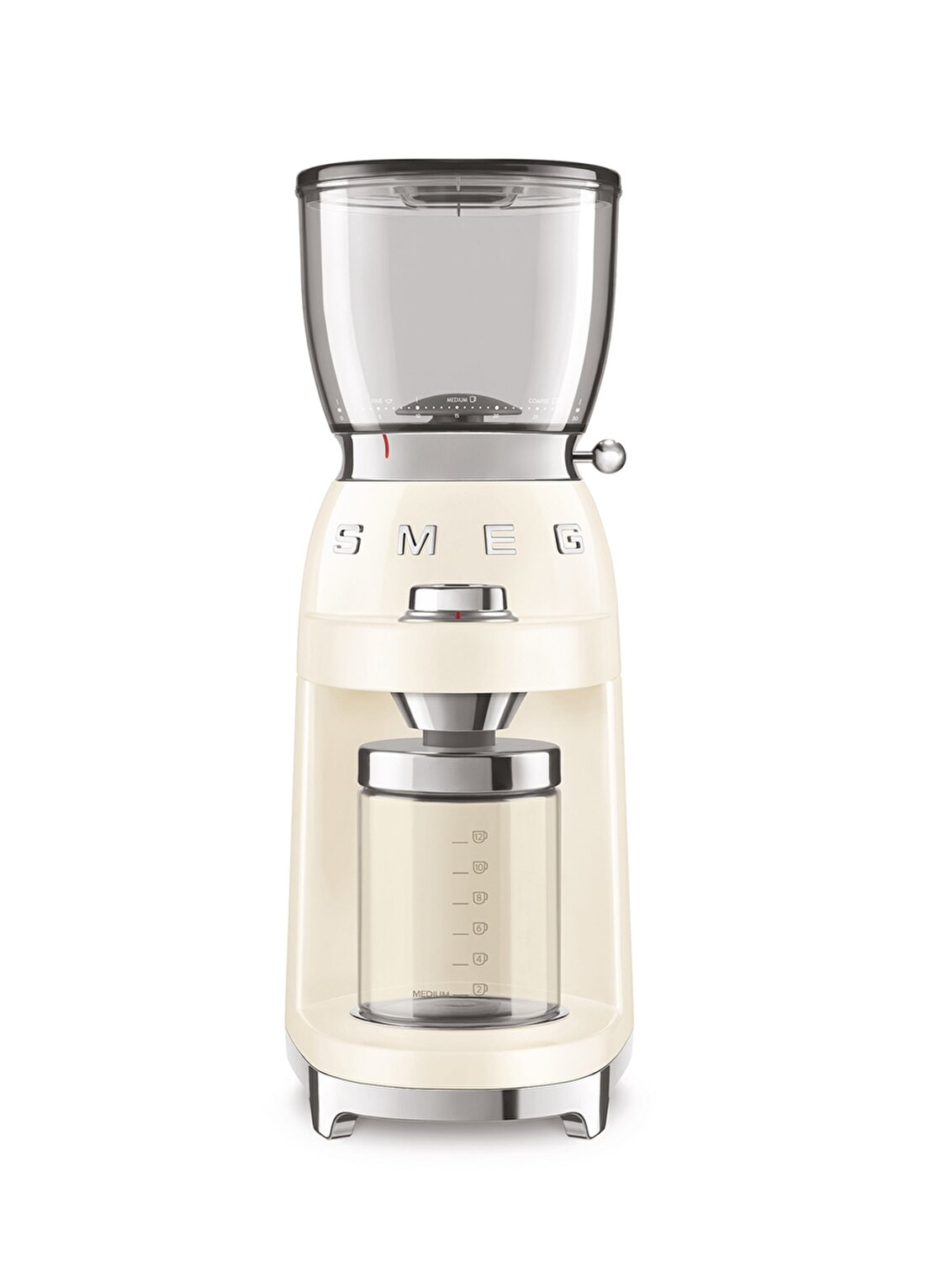 SMEG 50'S Style Retro Krem Kahve CGF01CREU Öğütme Makinesi