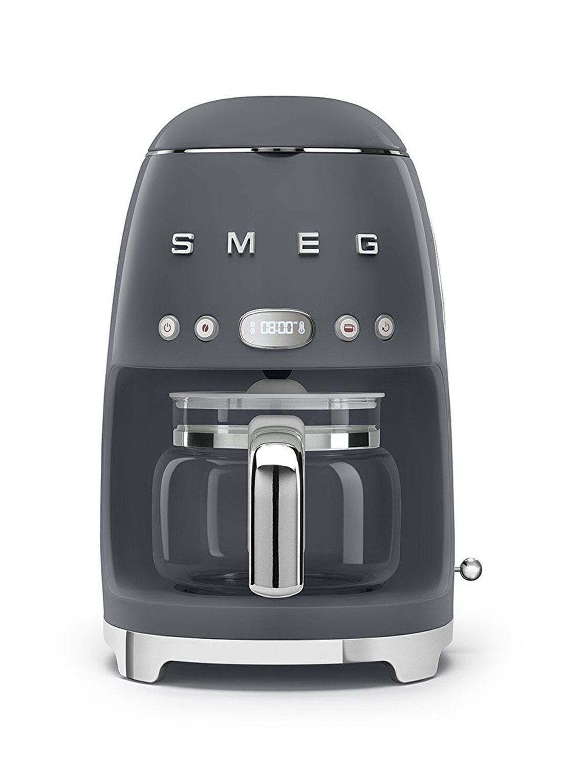 SMEG 50'S Style Retro Barut Gri DCF02GREU Filtre Kahve Makinesi