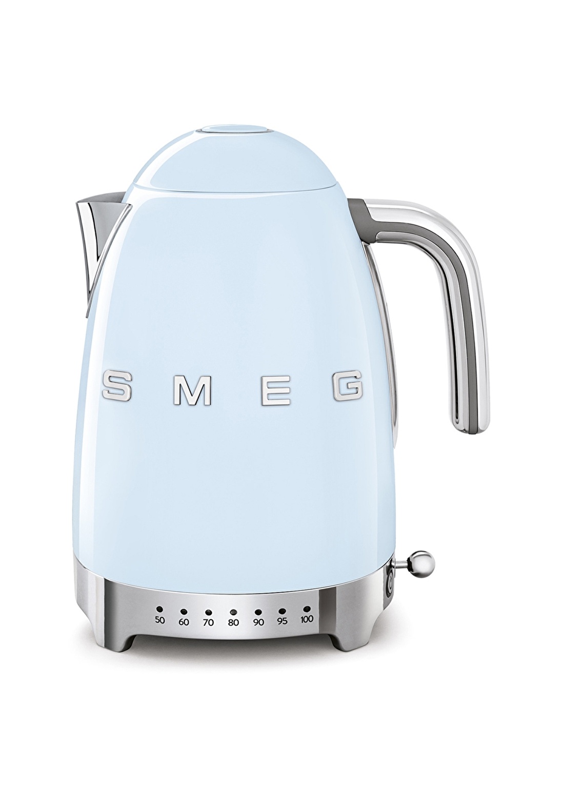 SMEG 50'S Style Retro KLF04PBEU Pastelmavi Isı Ayarlı Kettle