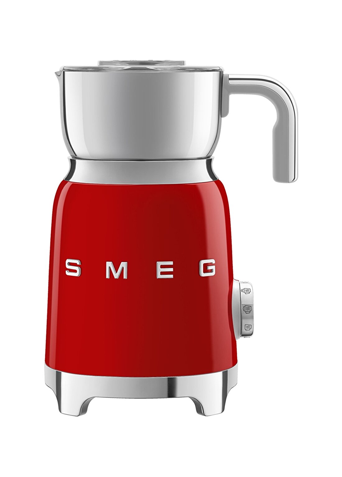 SMEG 50'S Style Retro MFF01RDEU Kırmızısüt Köpürtme Makinesi