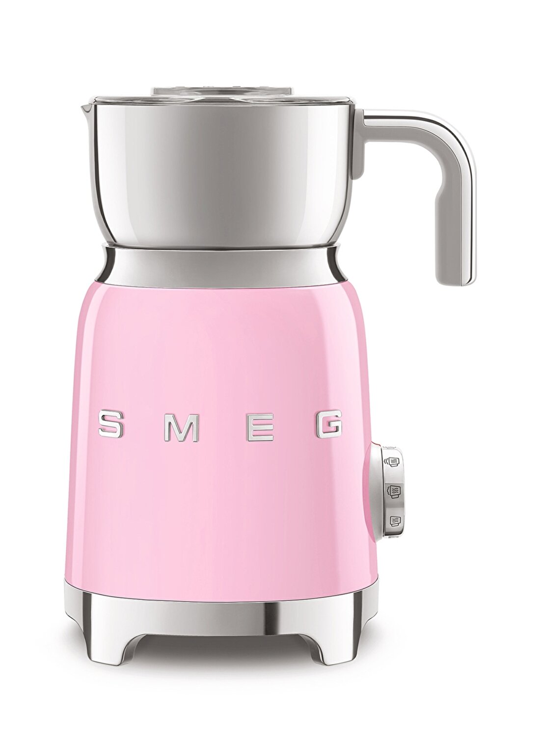 SMEG 50'S Style Retro MFF01PKEU Pembe Süt Köpürtme Makinesi