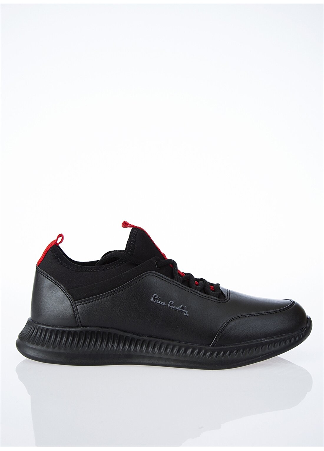 Pierre Cardin Siyah - Kırmızı Erkek Sneaker