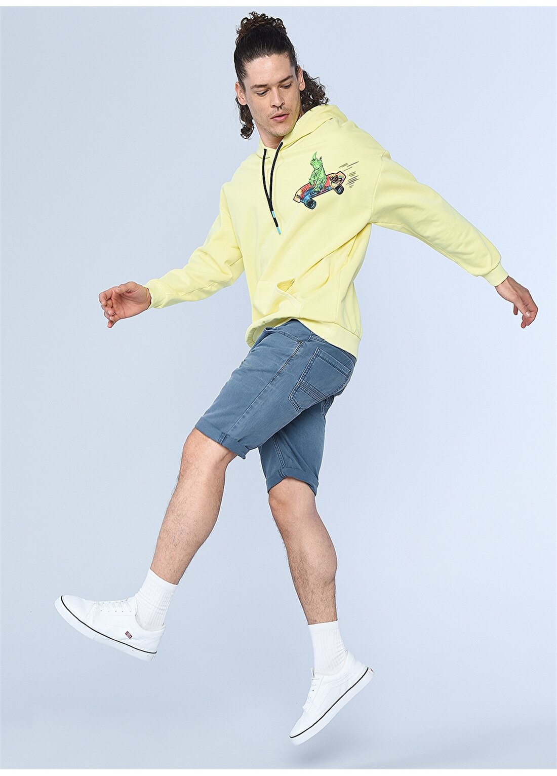 Ecko Unlimited Erkek Kapüşonlu Sarı Sweatshirt