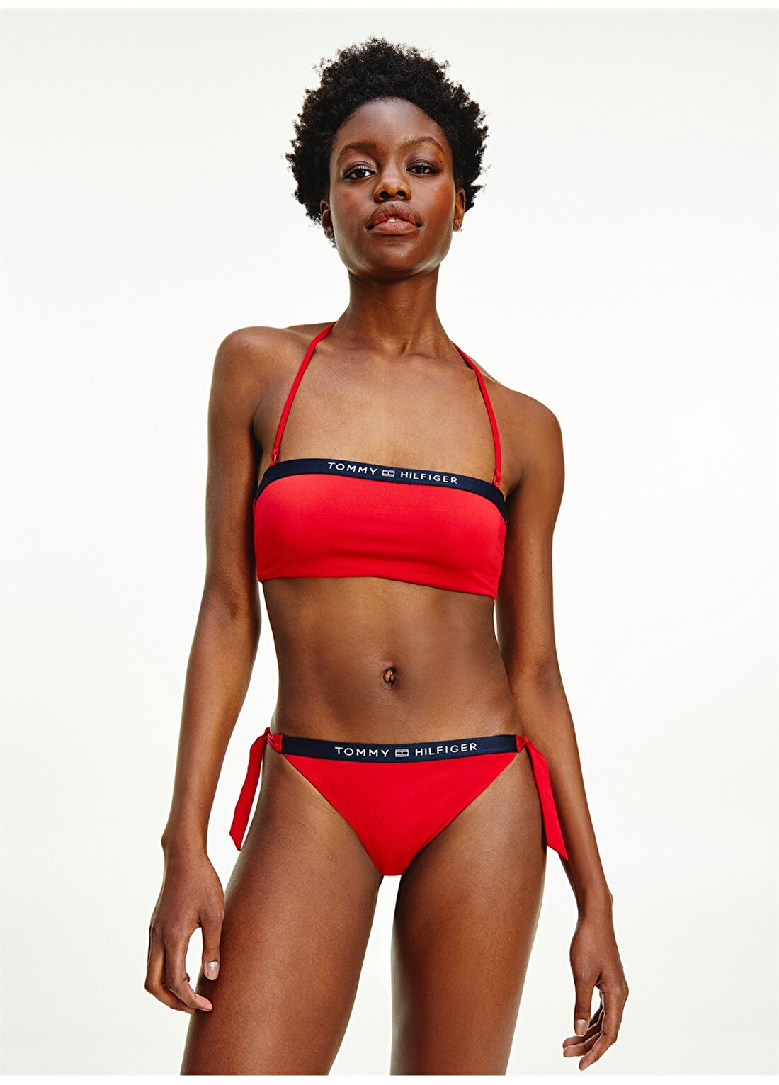 Tommy Hilfiger Kırmızı Kadın Bikini Üst