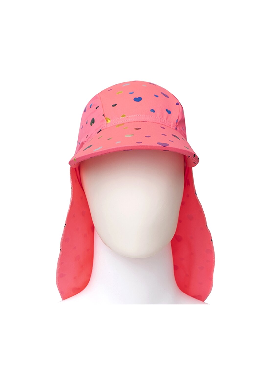Slipstop Çok Renkli Kız Çocuk Baskılı Şapka SK21110015 Betty Güneş Şapkası
