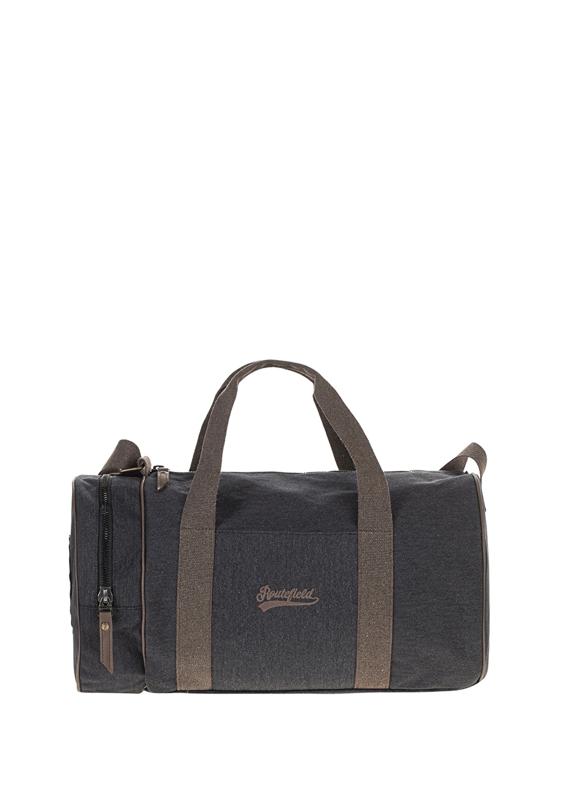 Routefield Baskılı Gri Erkek Duffle Bag