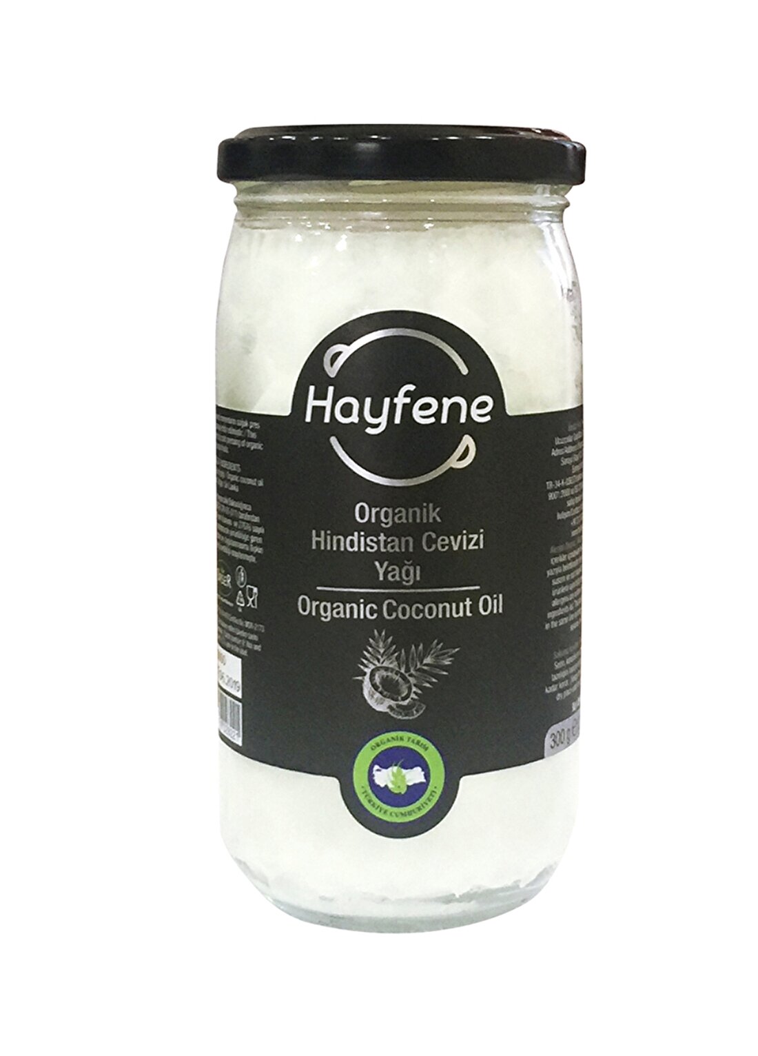 Hayfene Organik Hindistan Cevizi Yağı 300 Gr