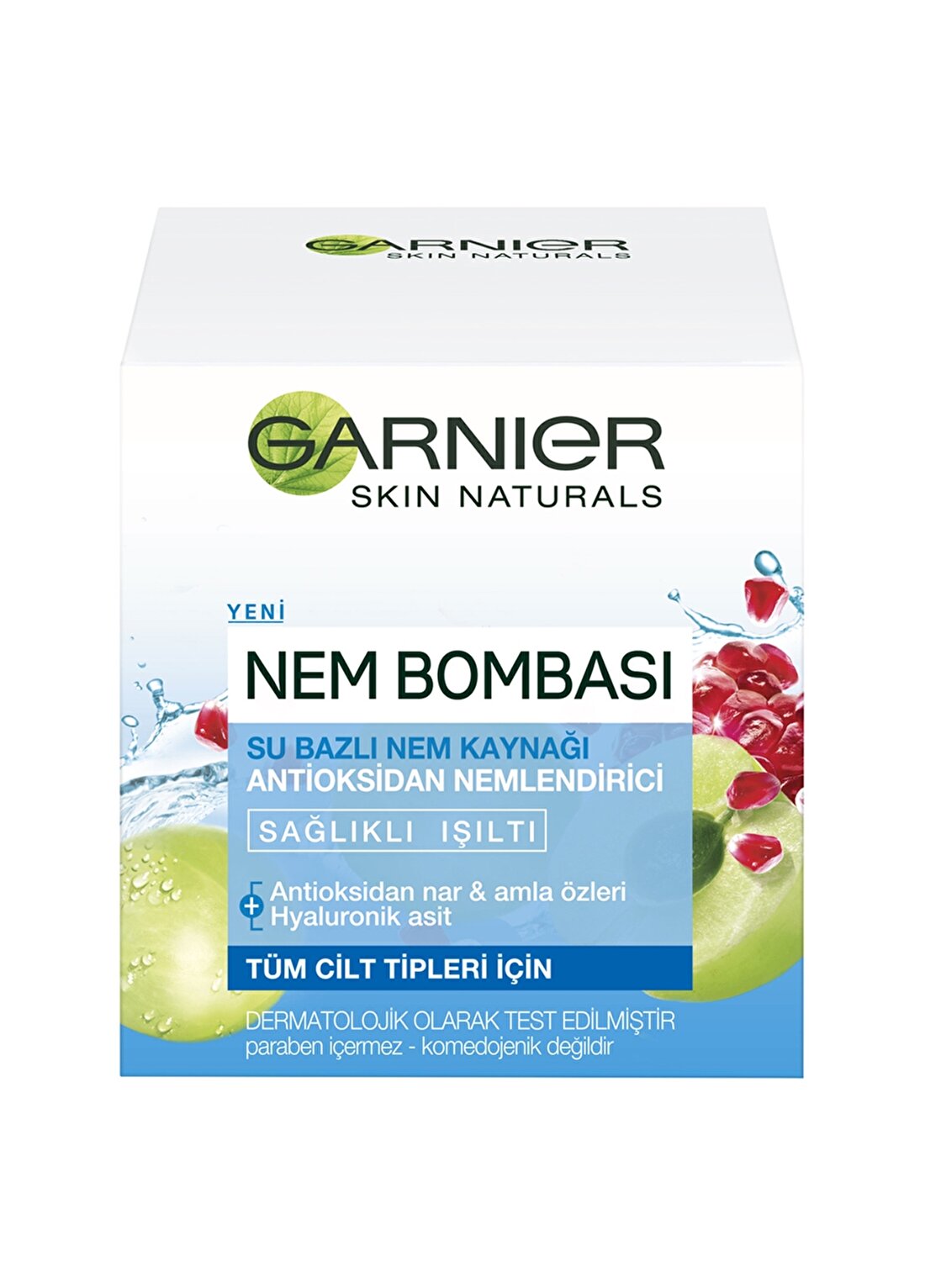 Garnier Nem Bombası Su Bazlı Nem Kaynağı Antioksidan Nemlendirici 50ML
