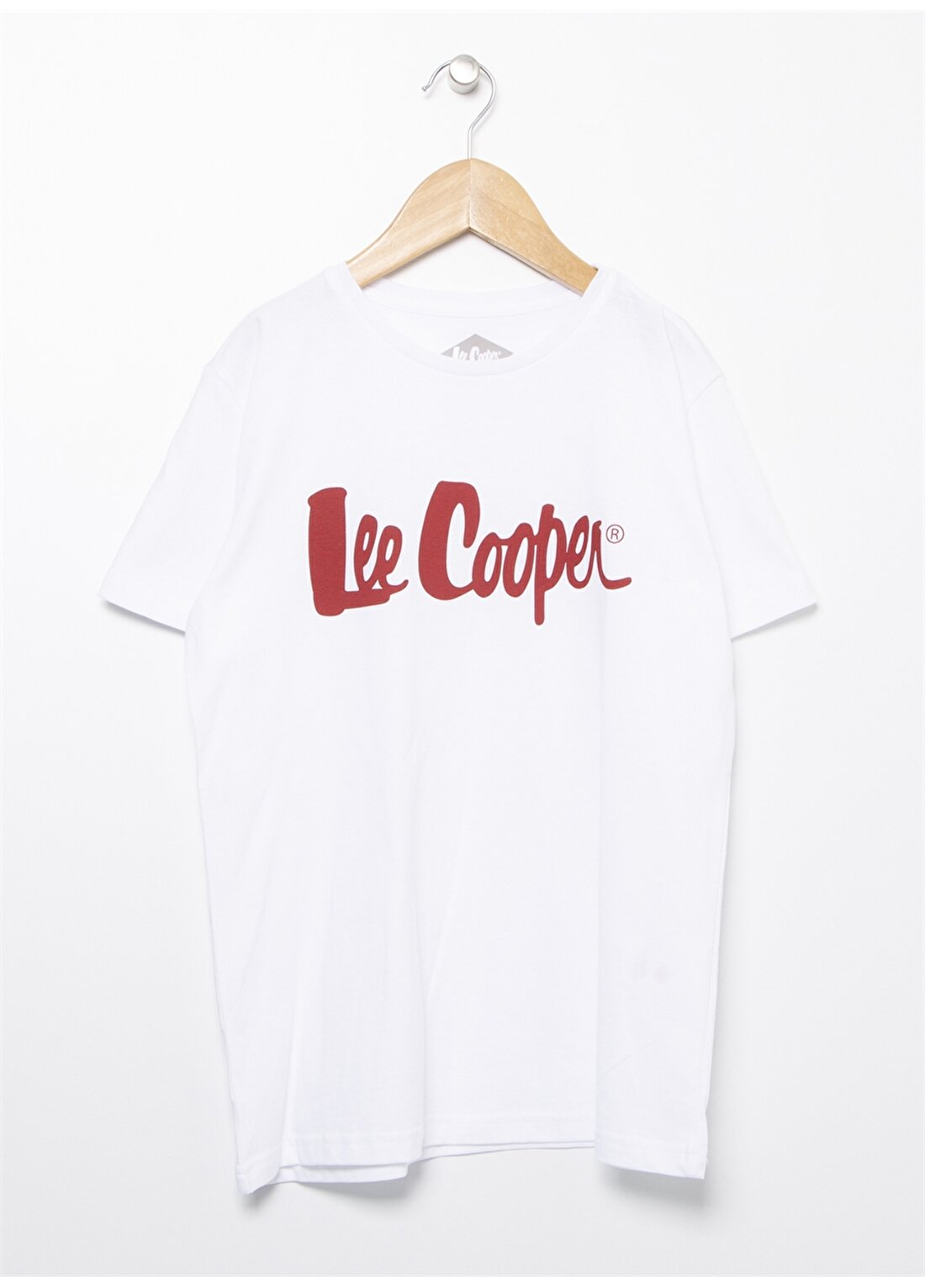 Lee Cooper O Yaka Normal Kalıp Baskılı Beyaz Erkek Çocuk T-Shirt