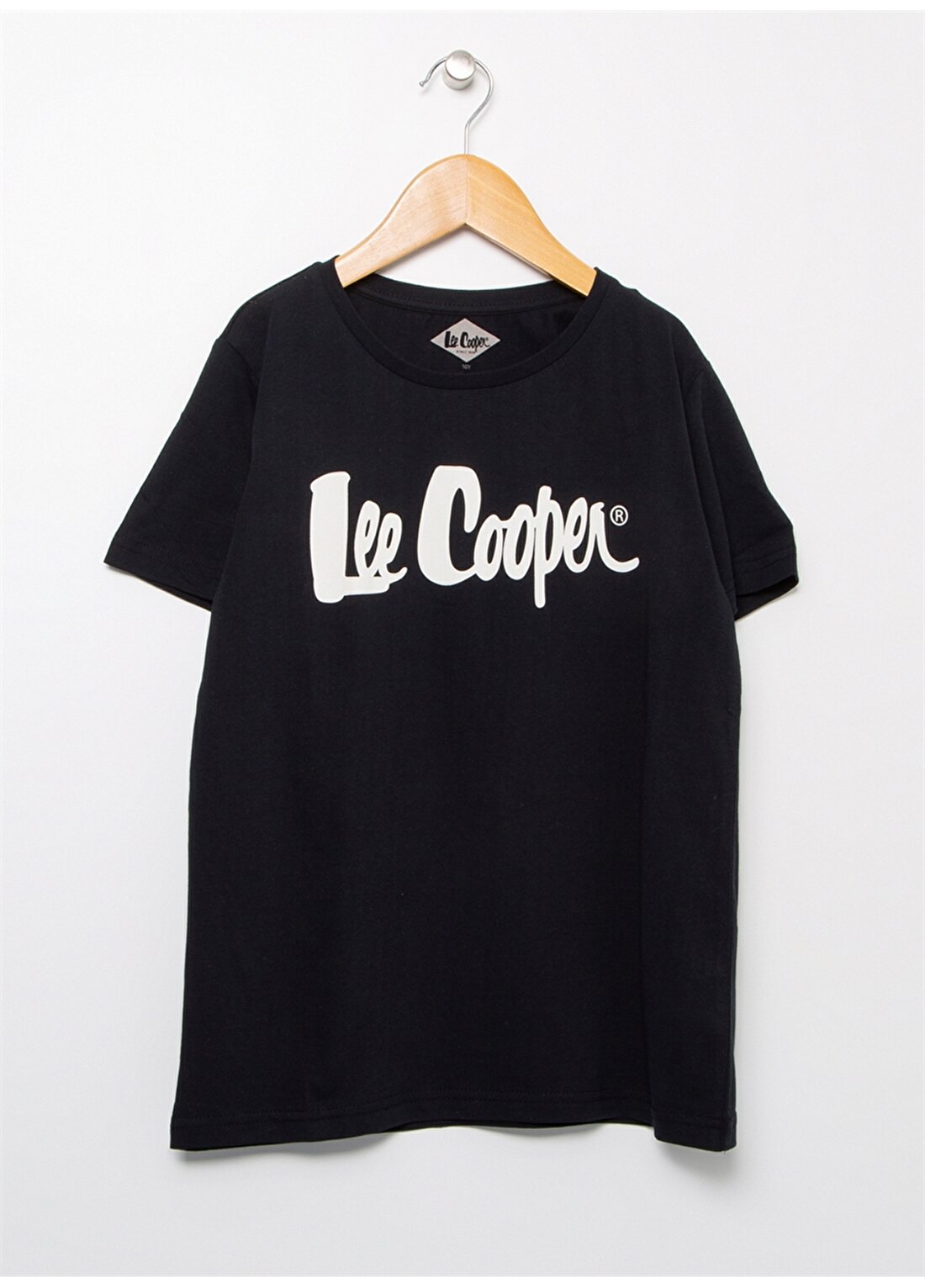 Lee Cooper O Yaka Pamuk Siyah Erkek T-Shirt