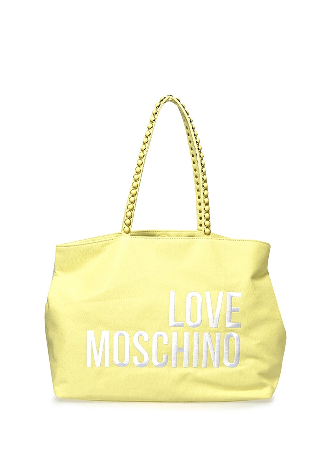 Love Moschino JC4078PP1CLC0400 Mıknatıslı Sarı Kadın Shopper Çanta
