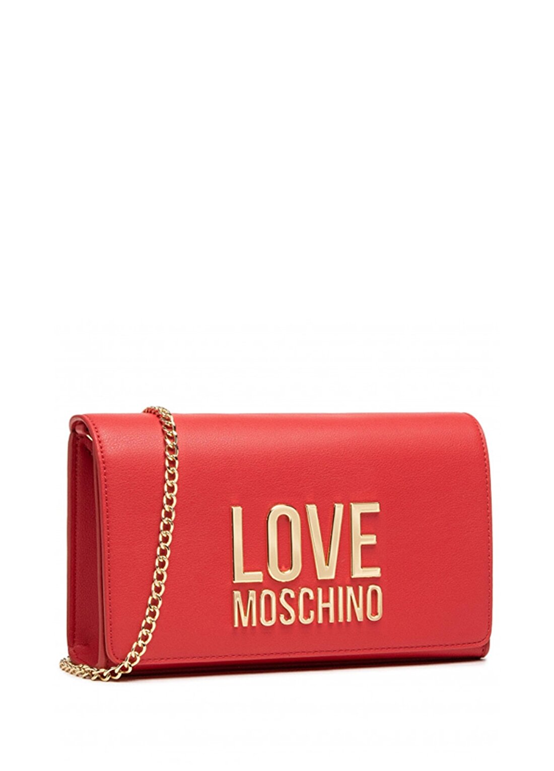 Love Moschino JC4127PP1CLN2500 Fermuarlı Polyester Kırmızı Kadın Çapraz Çanta