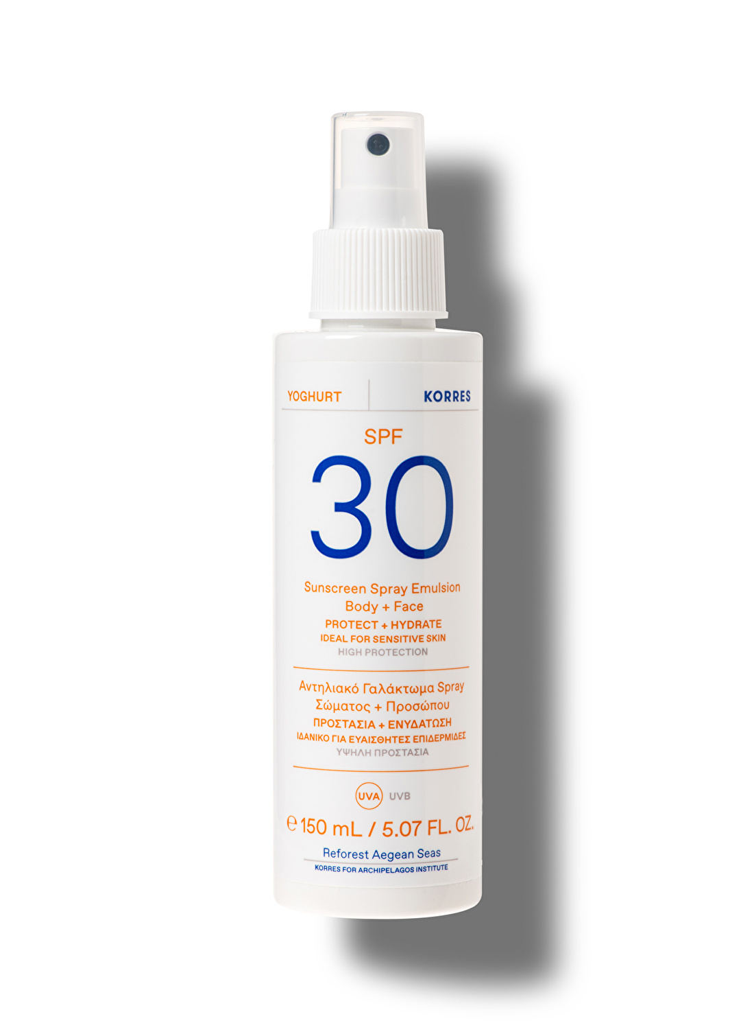 Korres Yoghurt Güneş Koruyucu Sprey (Yüz+Vücut) SPF30 150ml