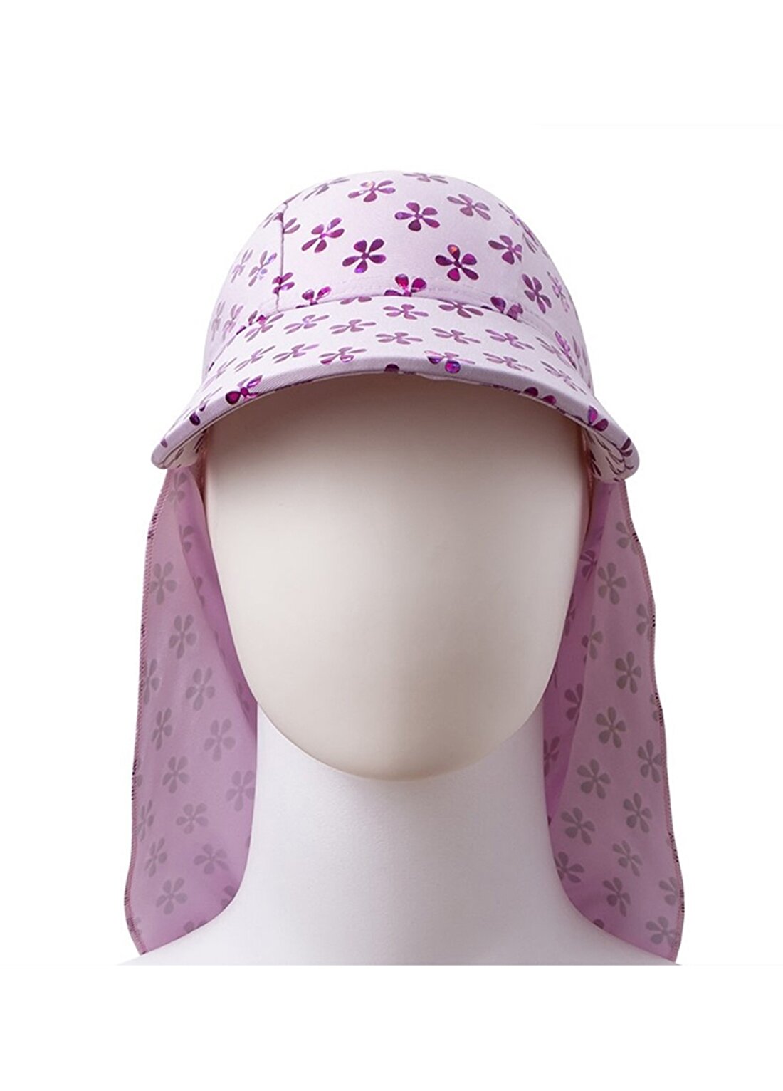 Slipstop Çok Renkli Kız Çocuk Şapka SK21110022 Katy Güneş Şapkası