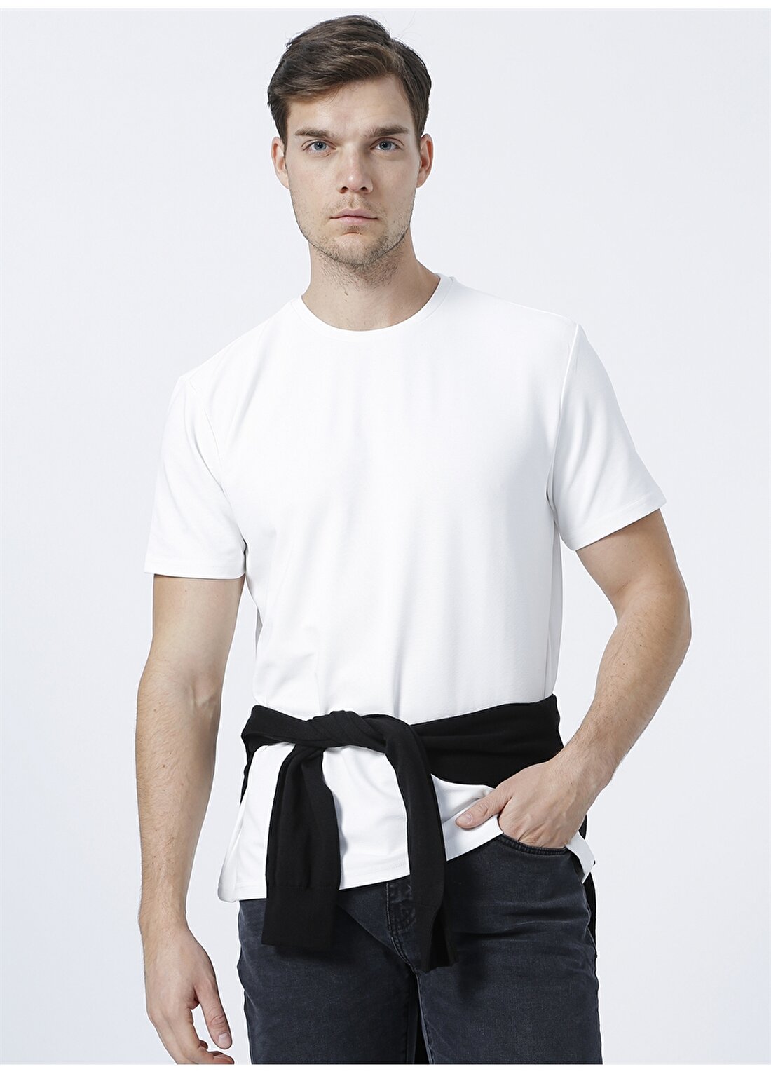 Fabrika Sports S-GROVER O Yaka Basic Beyaz Erkek T-Shirt