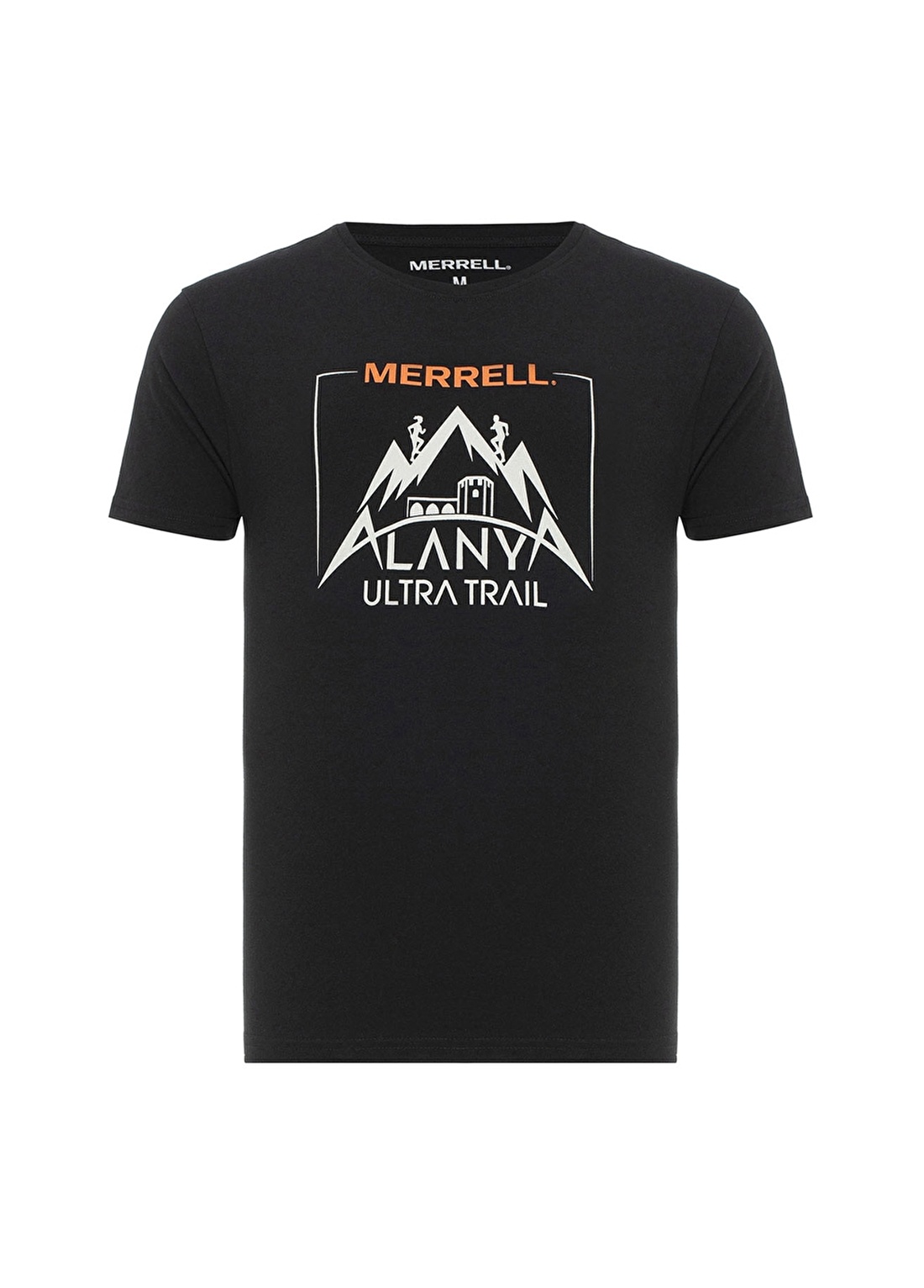 Merrell Bisiklet Yaka Kısa Kol Regular Fit Kalıp Baskılı Siyah Erkek T-Shirt