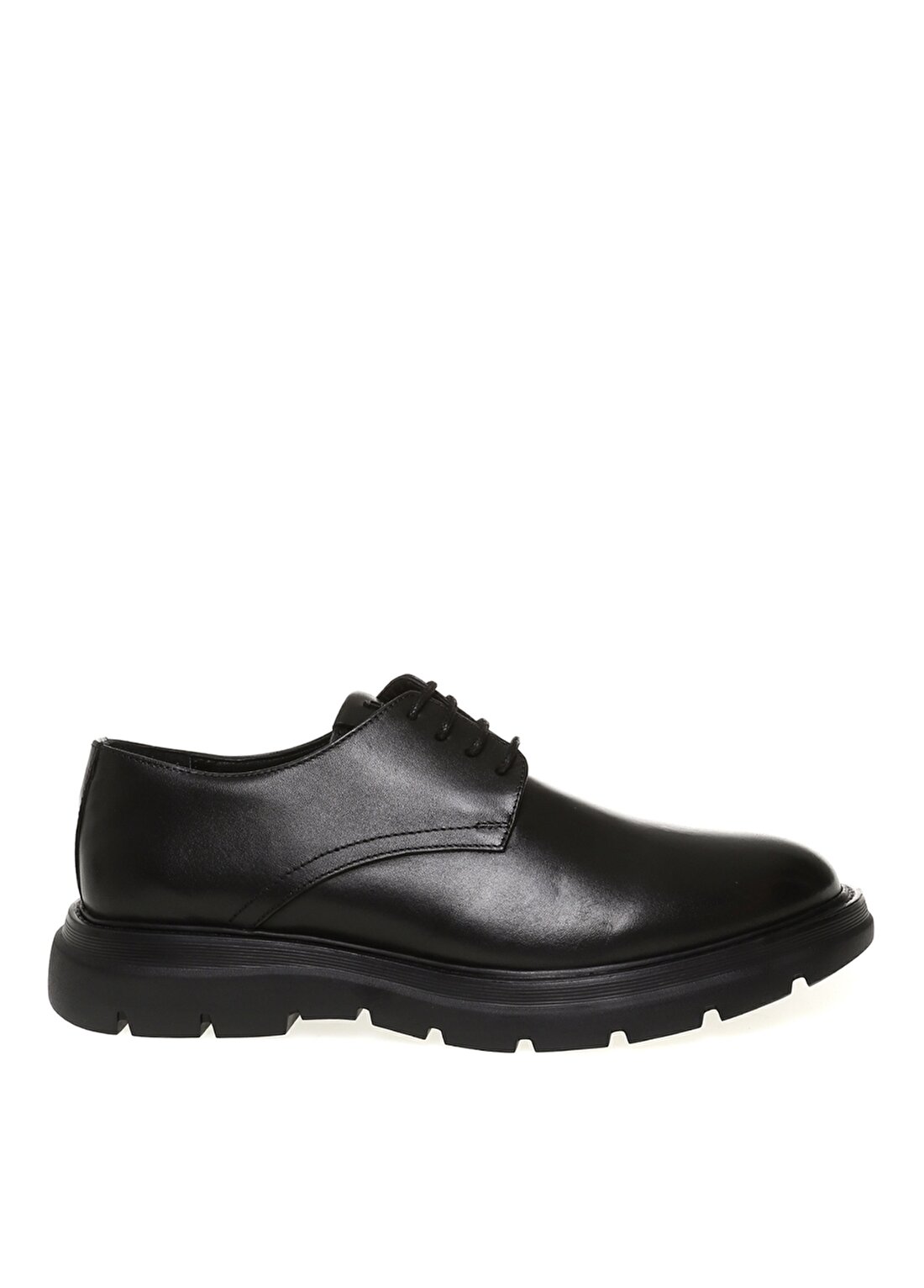 Fabrika Deri Siyah Erkek Klasik Ayakkabı VIDAL