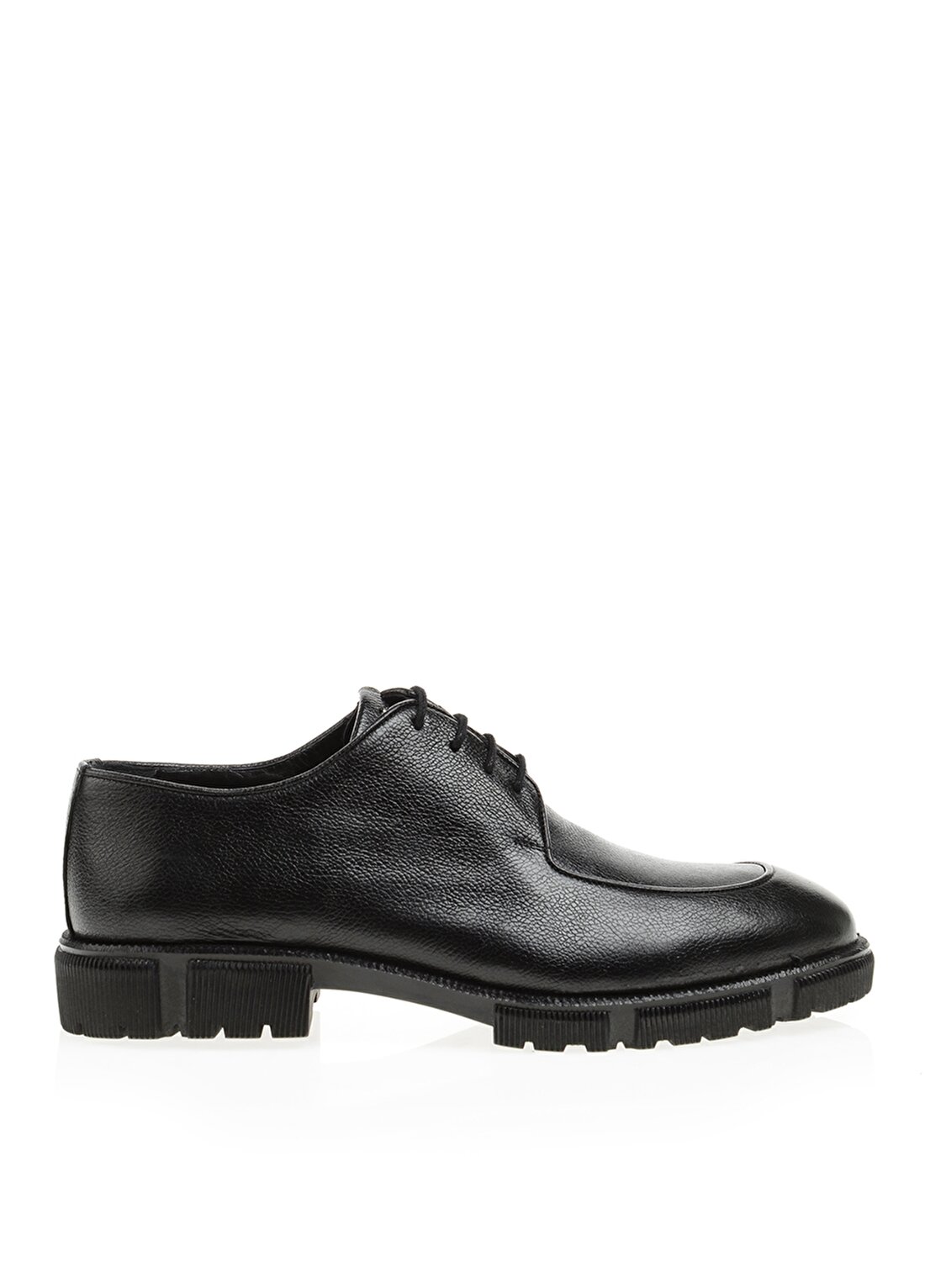 Fabrika Deri Siyah Erkek Klasik Ayakkabı VALIANT