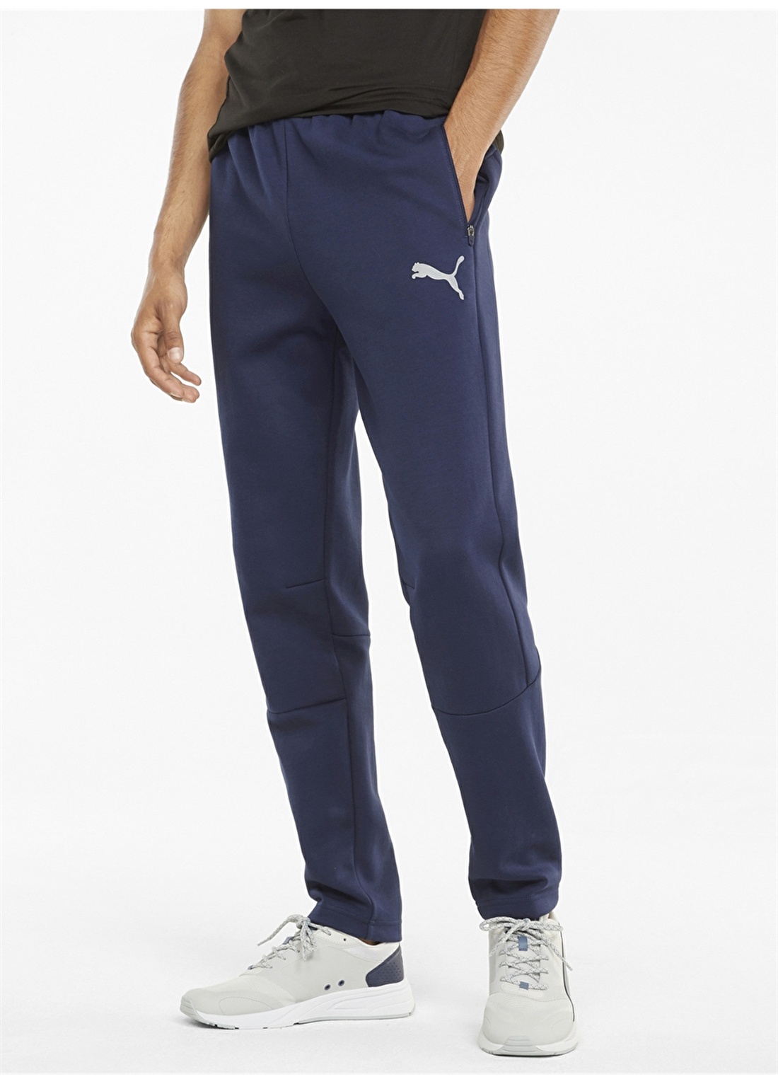 Puma 58942606 Evostripe Pants Regular Fit Lacivert Erkek Eşofman Altı