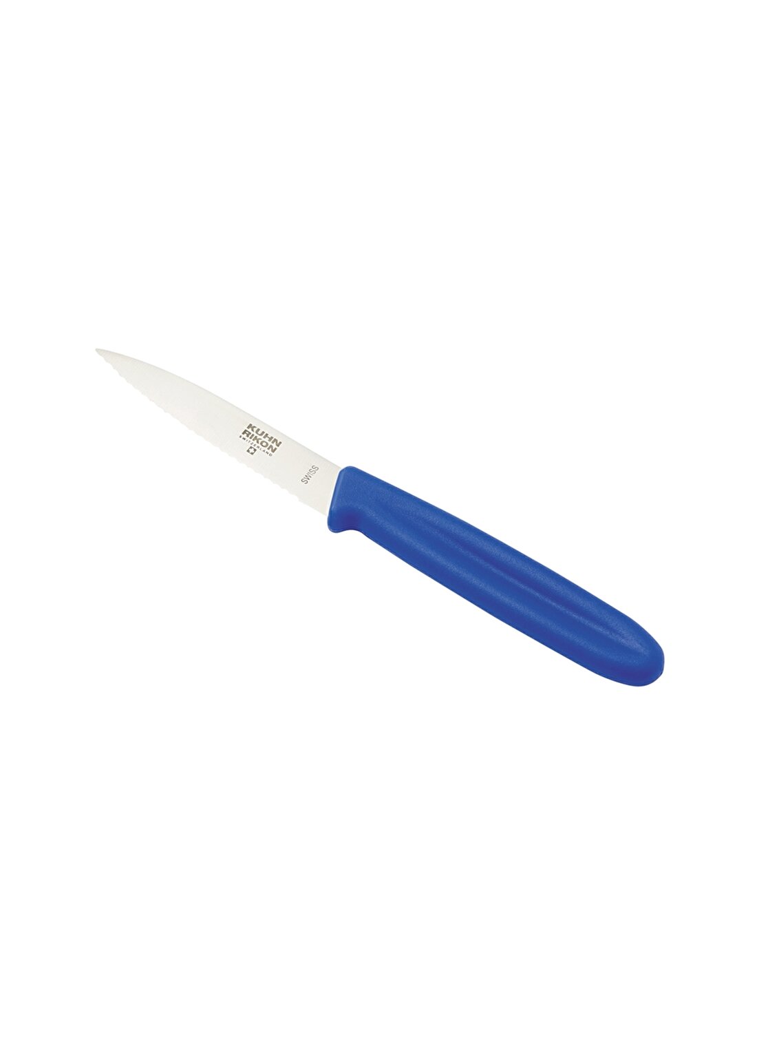 Kuhn Rikon Soyma/Doğrama Bıçağı - Tırtıklı Mavi
