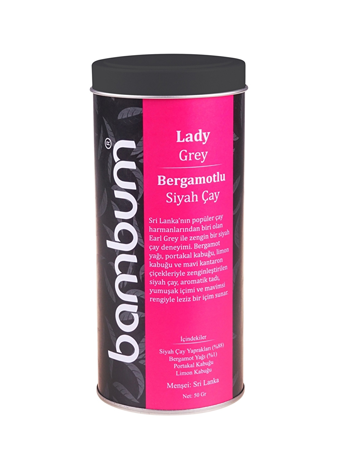 Bambum Lady Grey - Bergamotlu 50 Gr