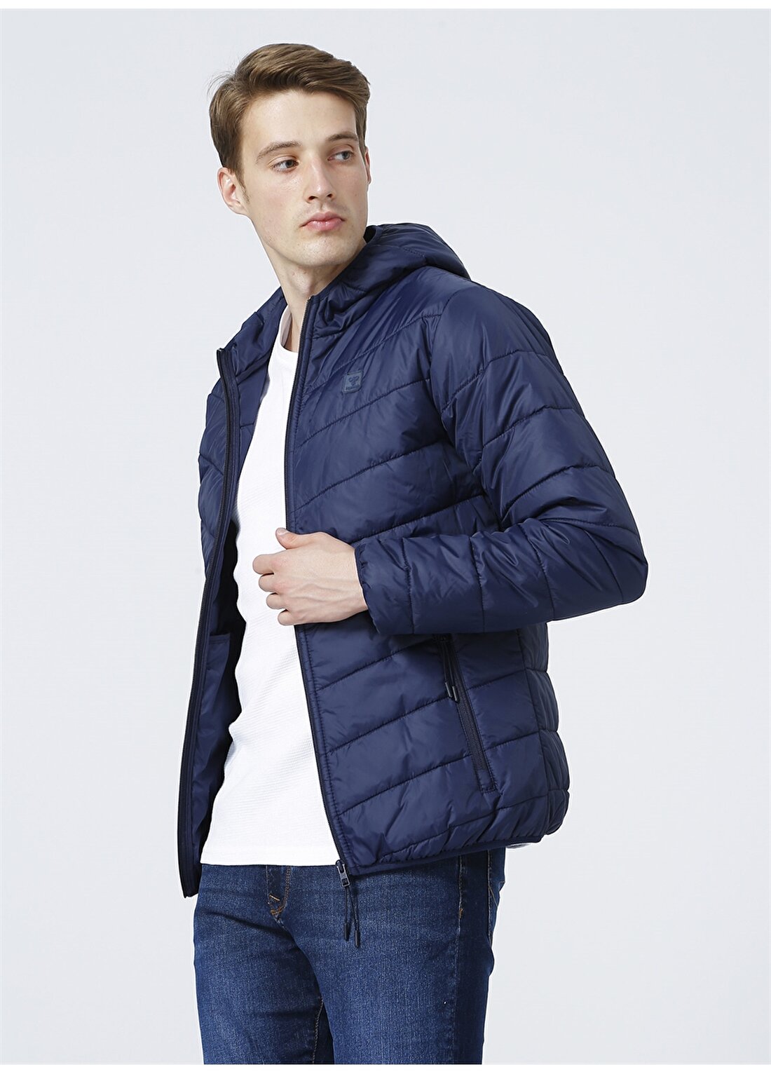 Hummel Lacivert Erkek İnce Mont HMLPERRINOS JACKET