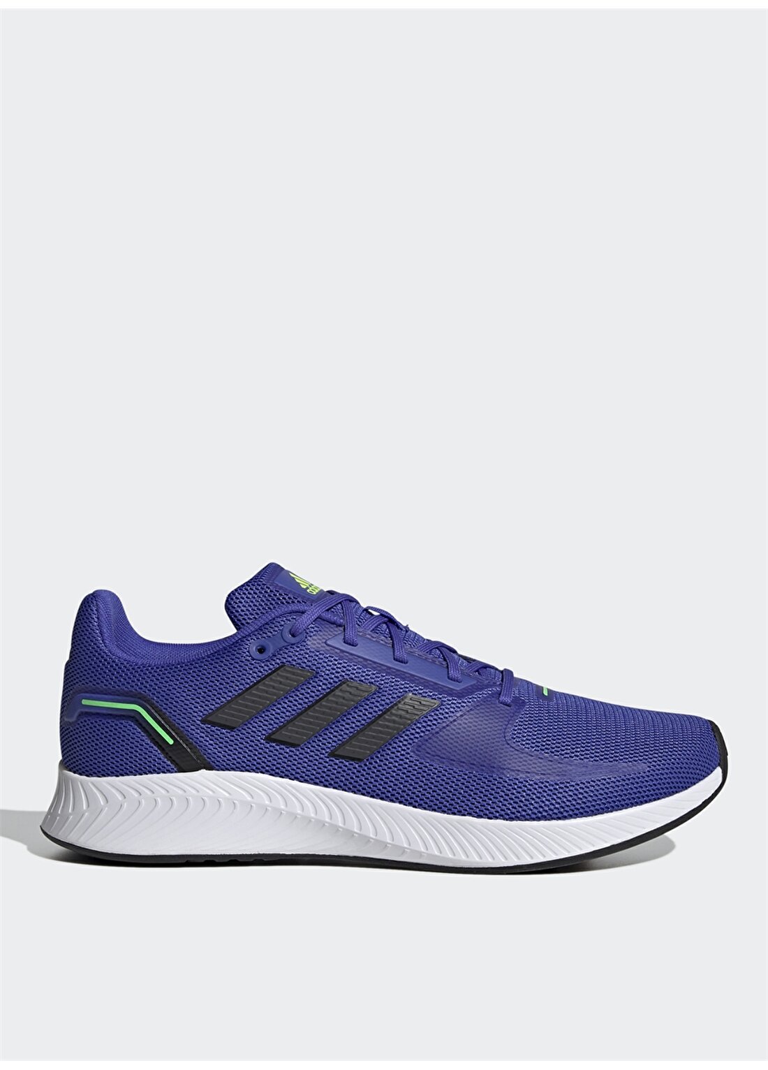 Adidas H04540 Runfalcon 2.0 Mavi - Yeşil Erkek Koşu Ayakkabısı