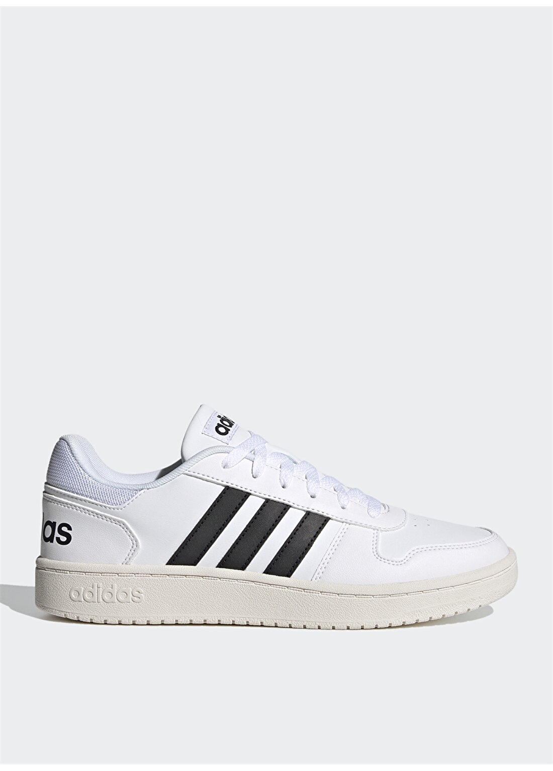 Adidas FY8629 Hoops 2.0 Beyaz - Siyah Erkek Lifestyle Ayakkabı