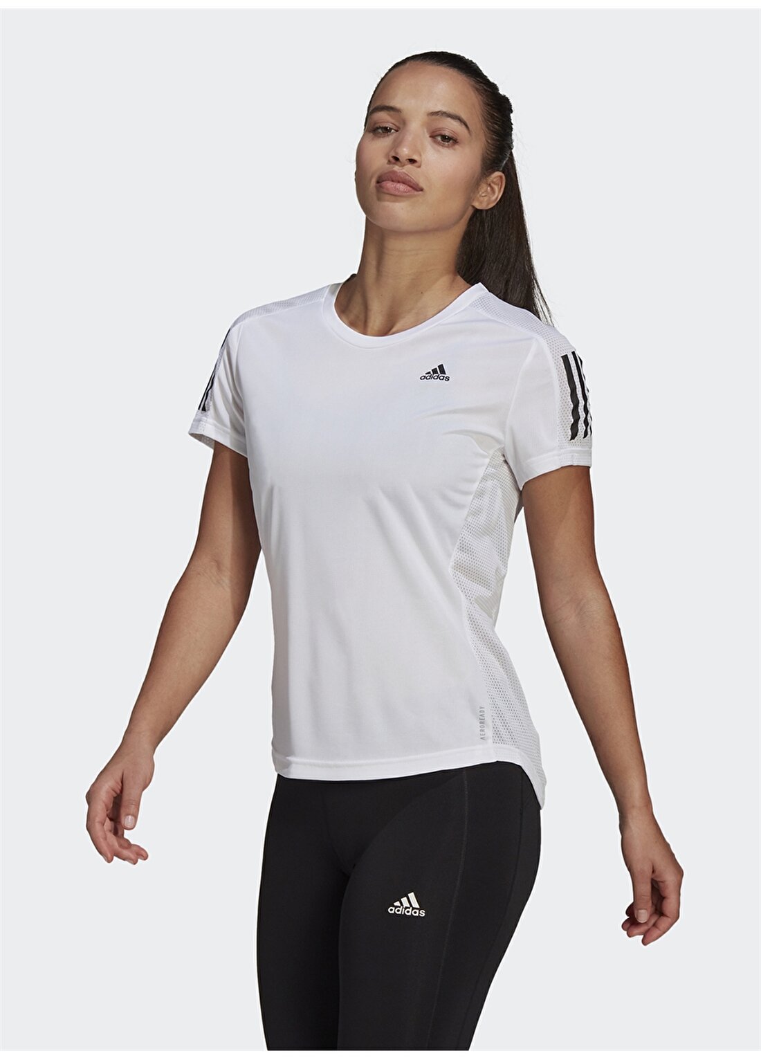 Adidas GJ9989 Own The Run Tee Beyaz Kadın T-Shirt