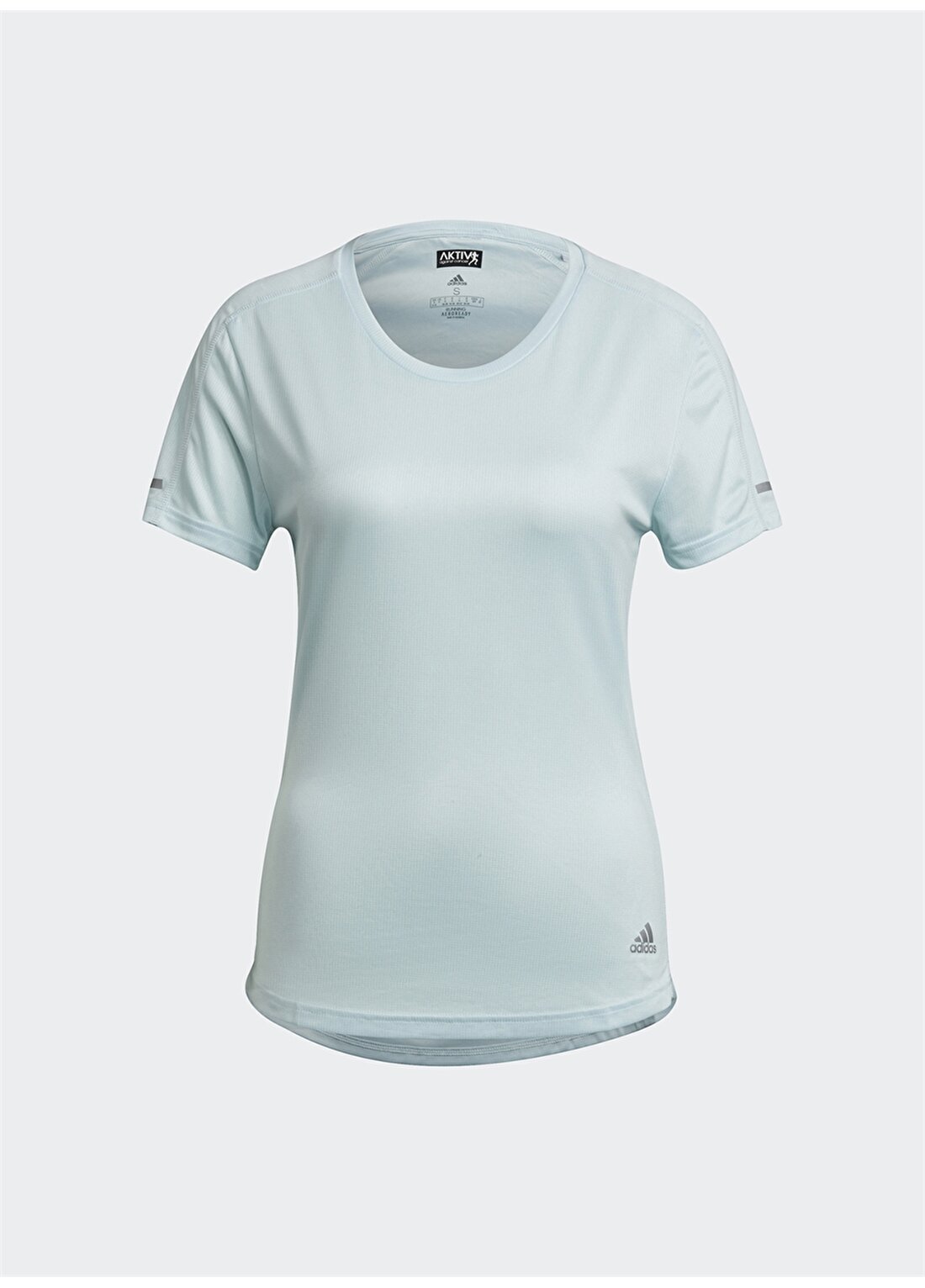 Adidas H31028 Run It Tee W Turkuaz Kadın T-Shirt
