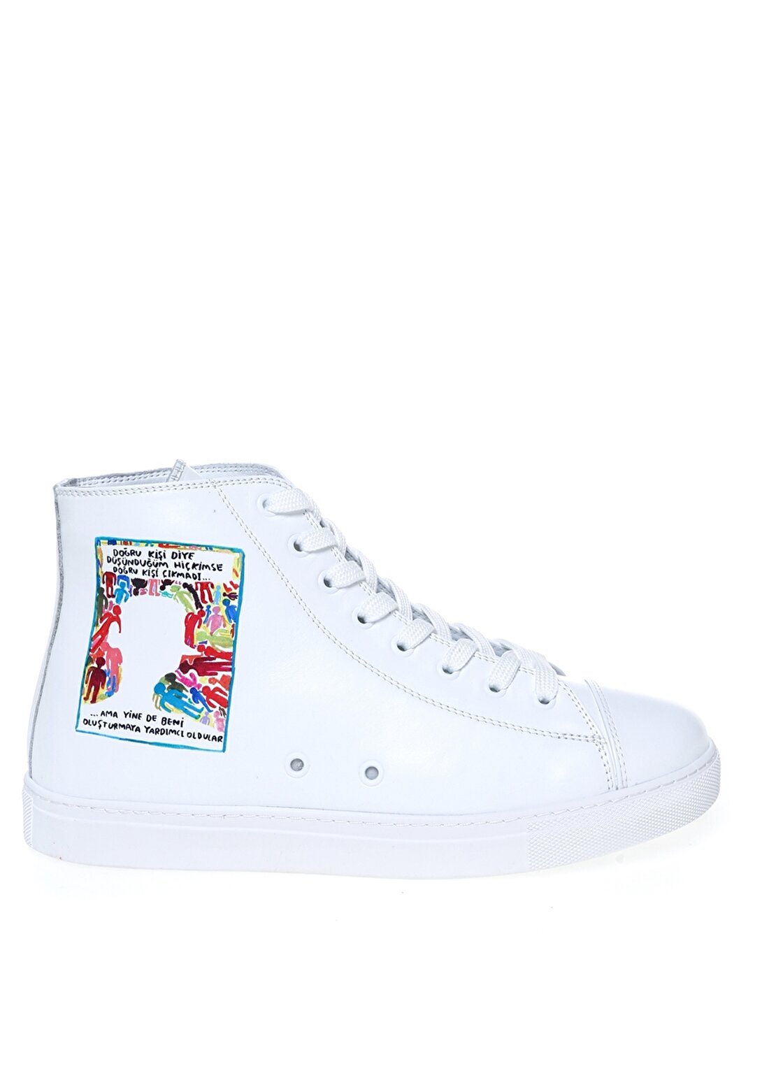 Cem Güventürk X Boyner Beyaz Erkek Deri Günlük Ayakkabı