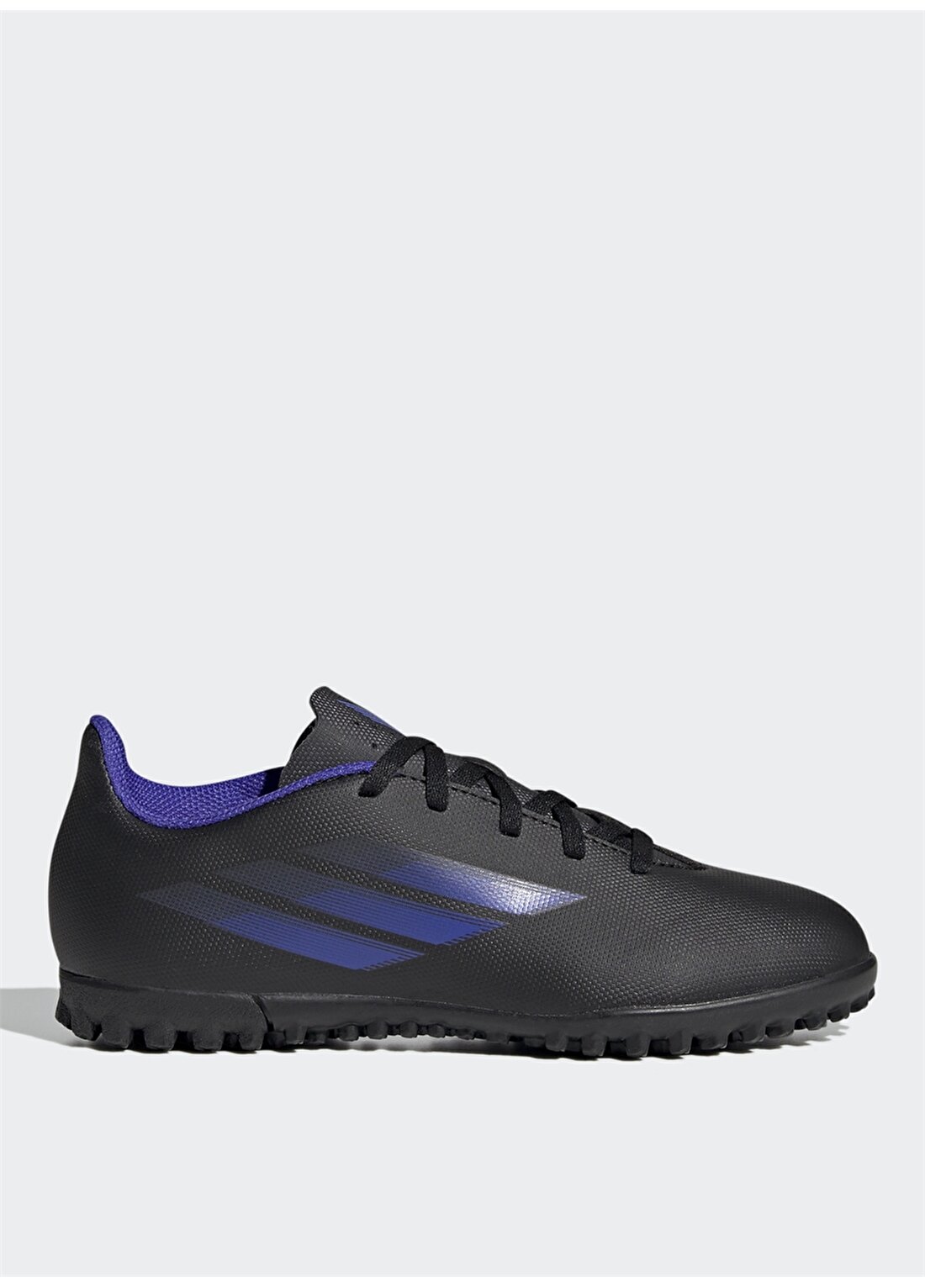 Adidas Siyah - Mavi - Sarı Erkek Çocuk Halı Saha Ayakkabısı X SPEEDFLOW.4 TF J