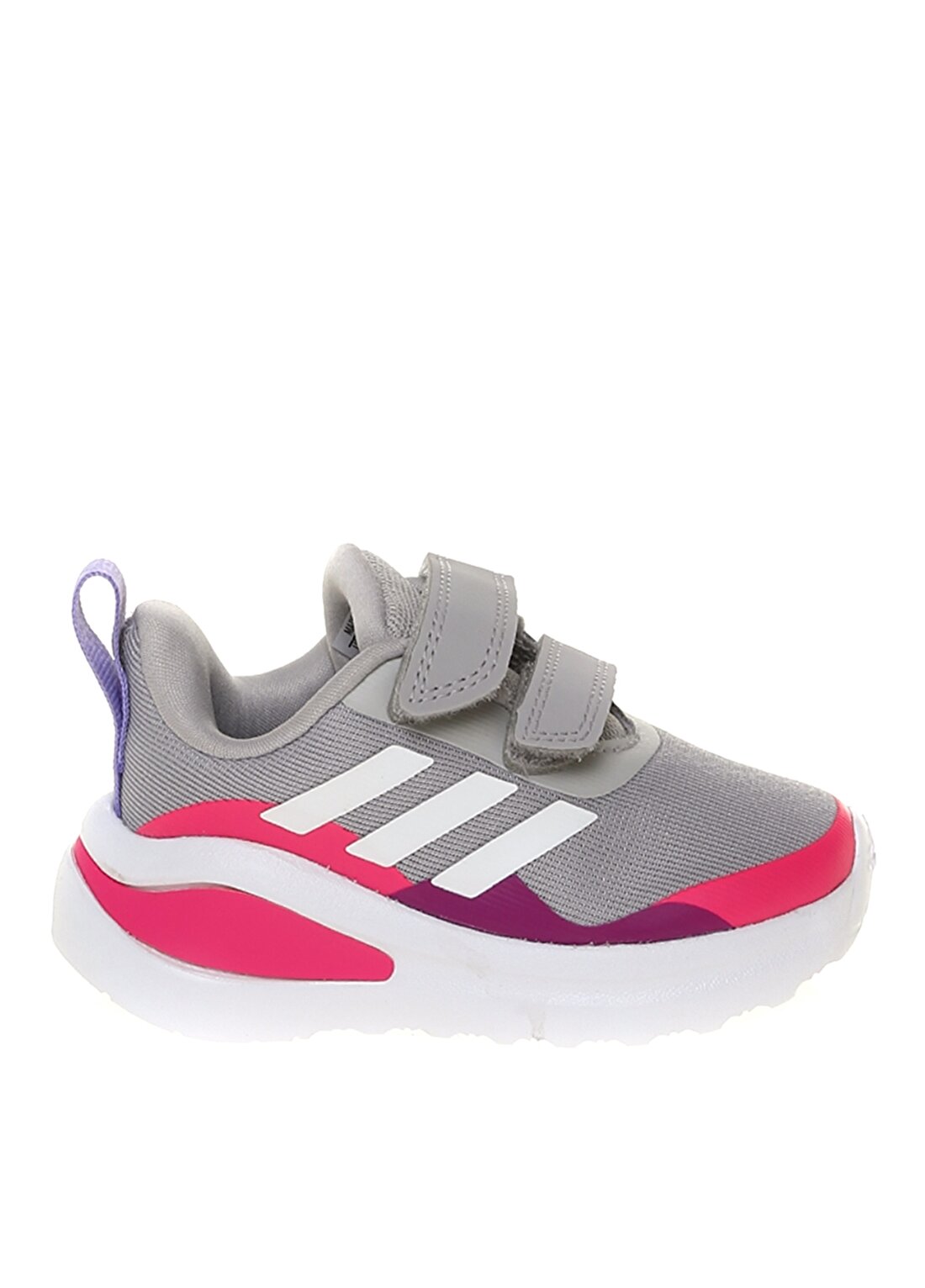 Adidas Fortarun Cf I Gri - Beyaz - Pembe Kız Çocuk Yürüyüş Ayakkabısı