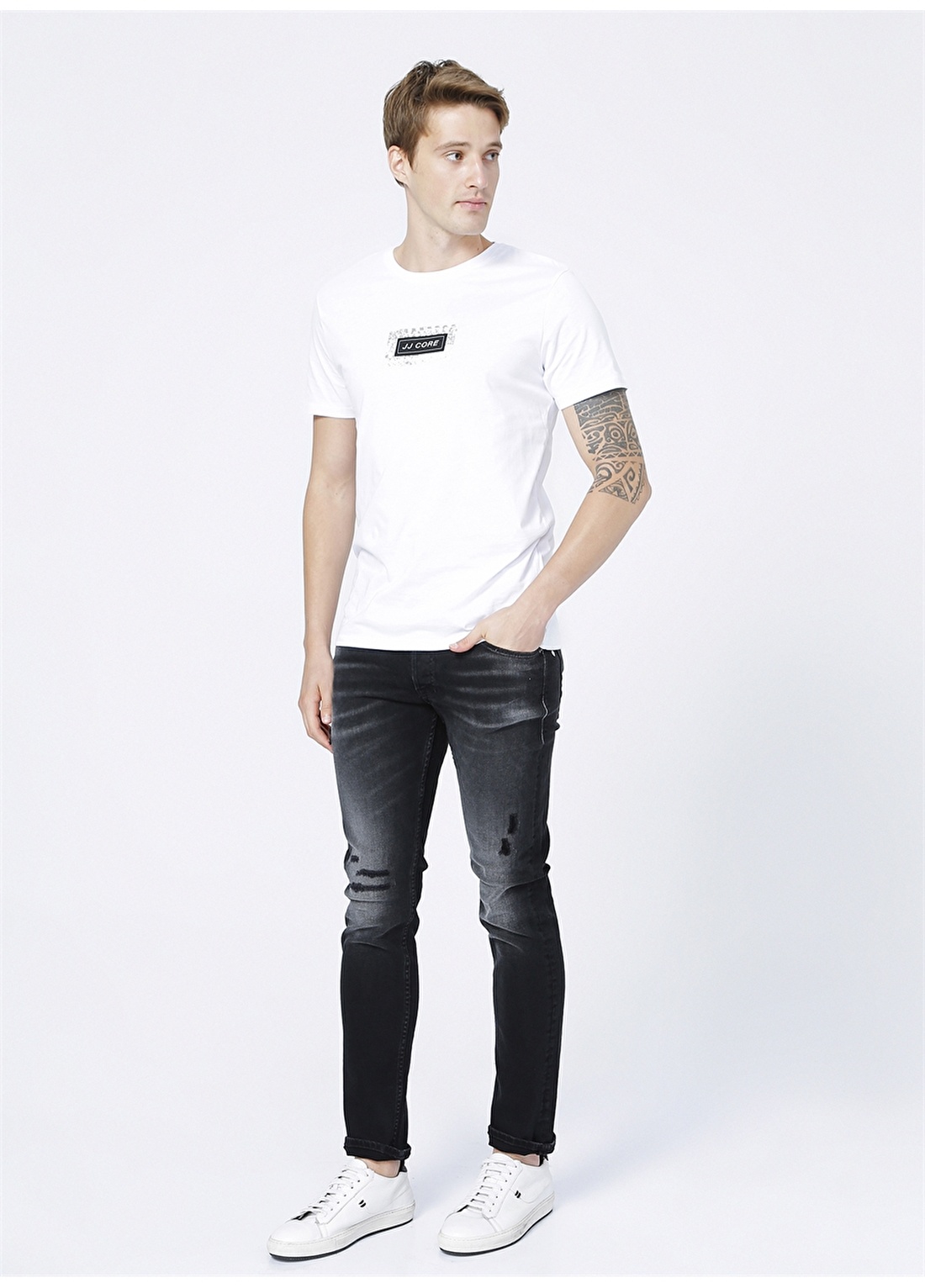 Jack & Jones Düşük Bel Skinny Fit Erkek Denim Pantolon 12202160_JJIGLENN JJORIGINAL CJ 803