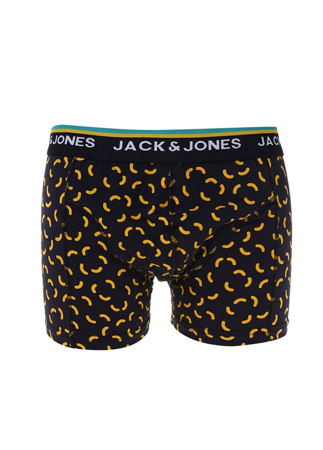 Jack & Jones Desenli Lacivert - Siyah Erkek Boxer