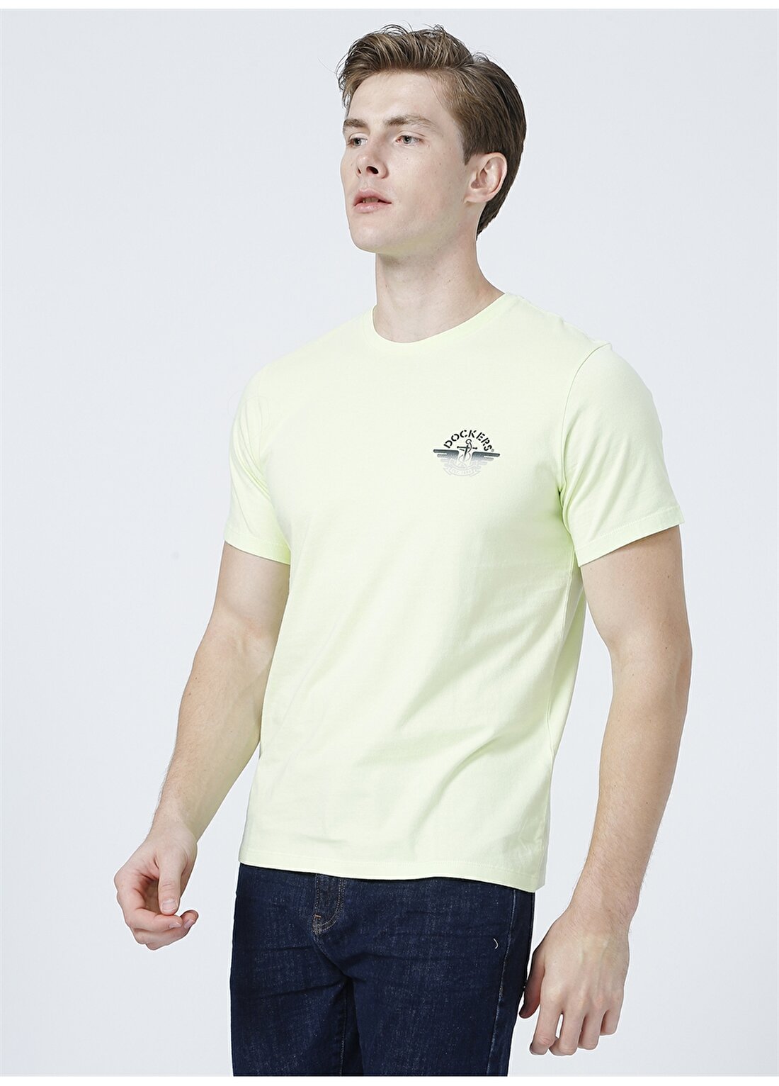 Dockers O Yaka Yeşil Erkek T-Shirt