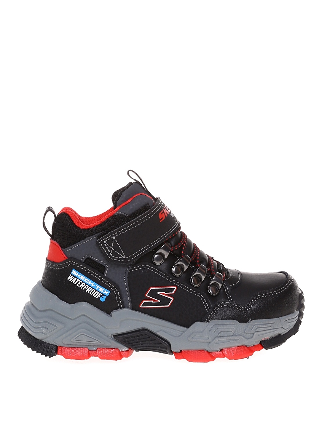 Skechers 406421L Bkcc Drollıx Siyah - Gri Erkek Çocuk Bot