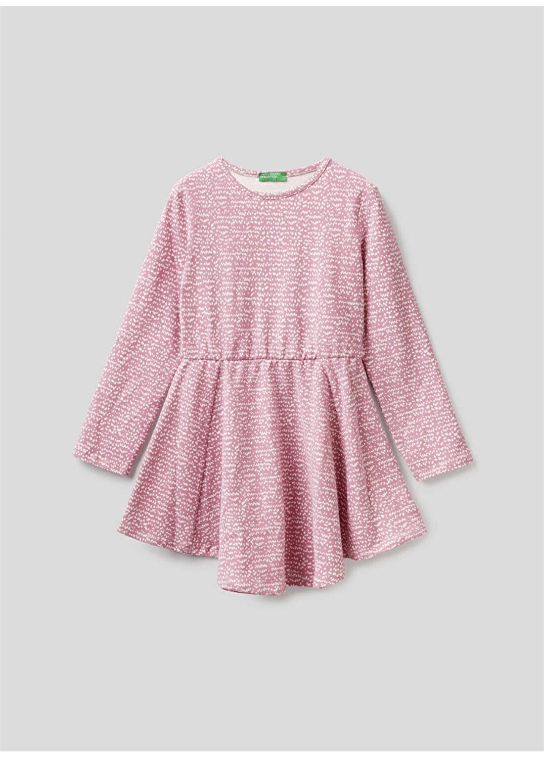 Benetton Pembe Kız Çocuk Elbise Uk_ Penye Elbise
