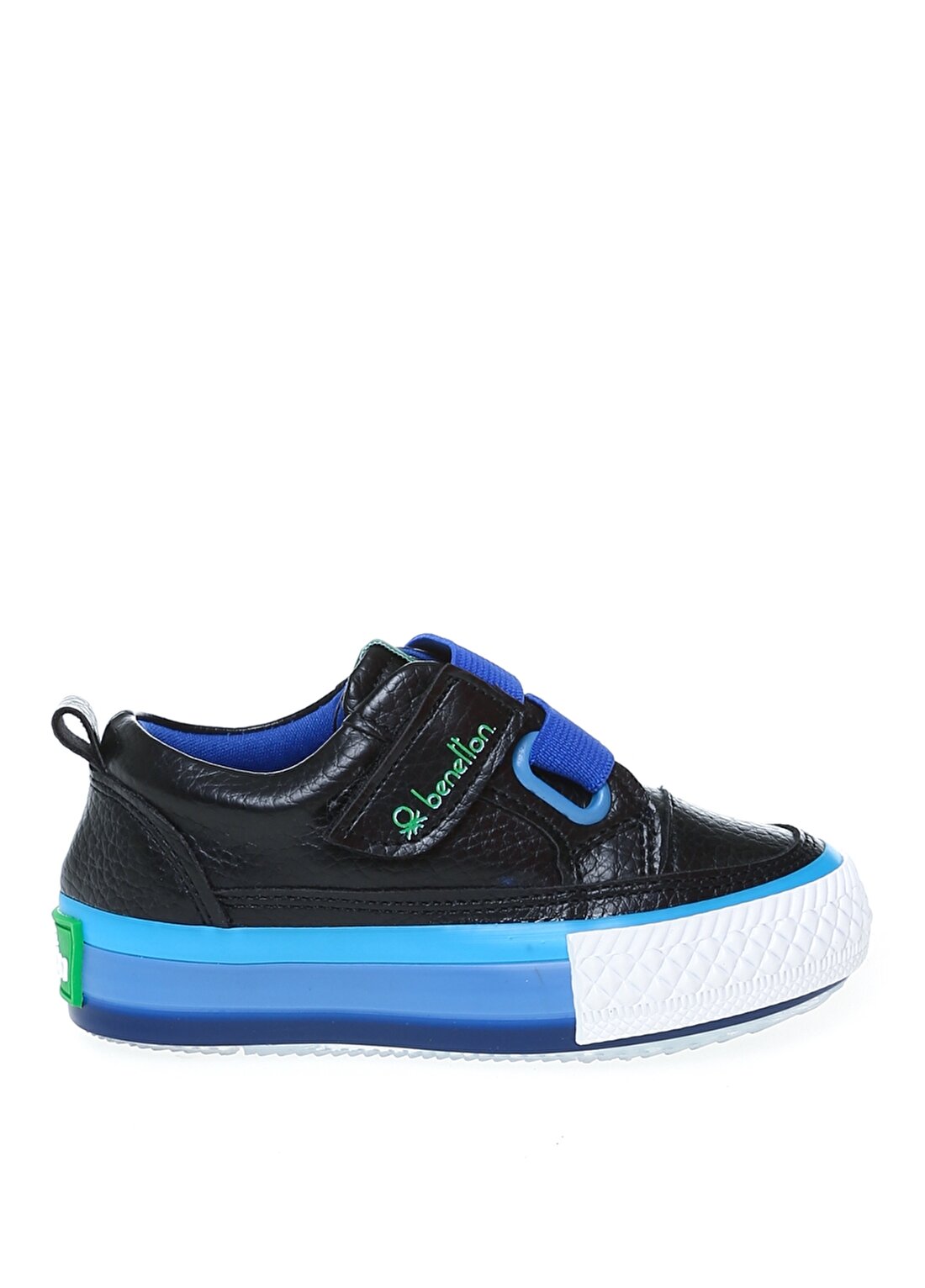 Benetton BN-30445 Siyah - Mavi Bebek Yürüyüş Ayakkabısı