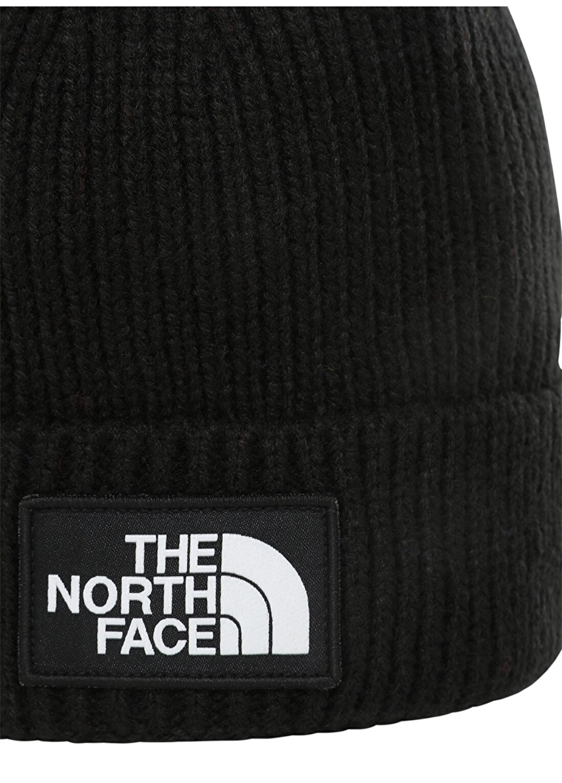 The North Face NF0A3FMVJK31 Y Box Logo Cuff Bean Siyah Erkek Çocuk Bere